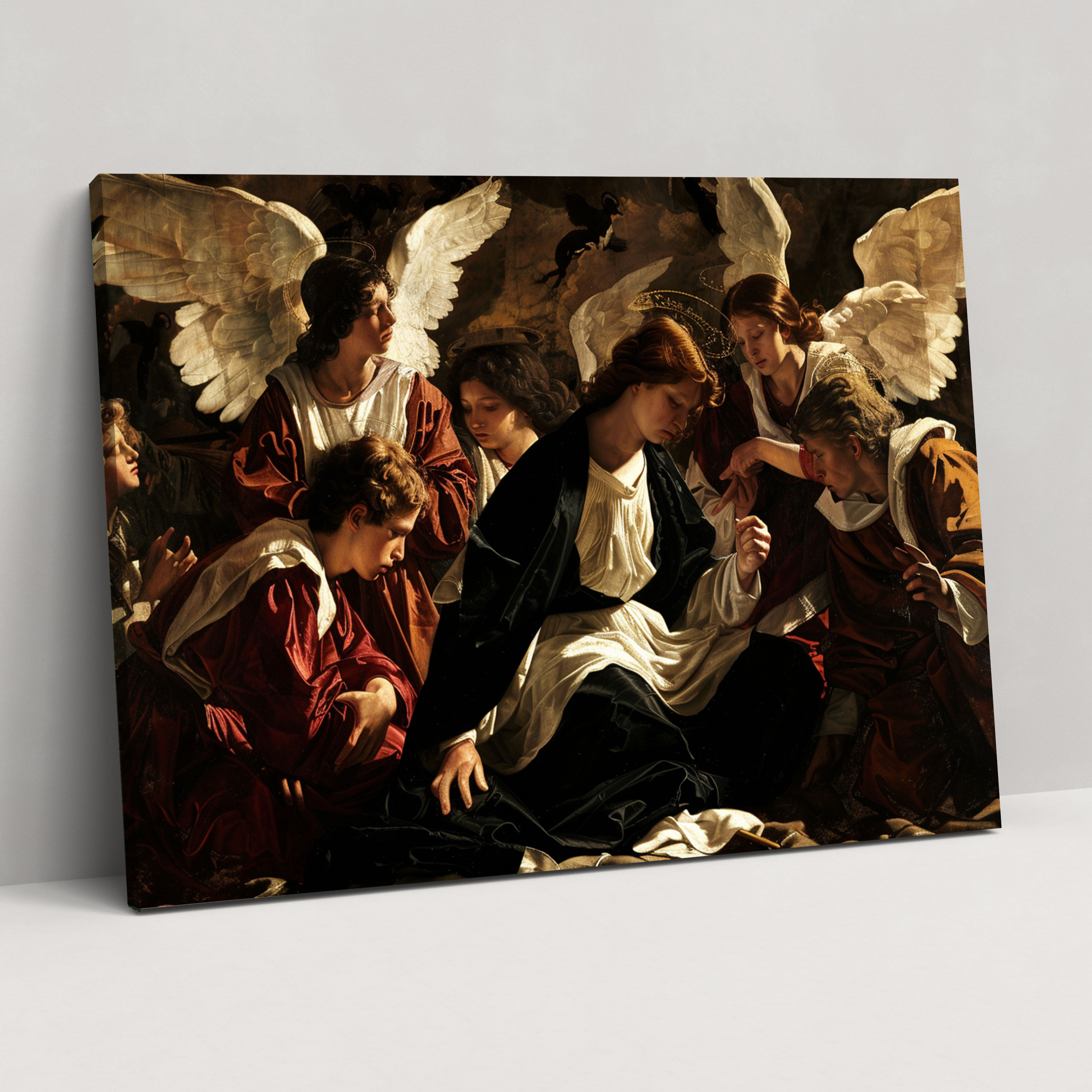 Caravaggio Tarzı Kanvas Tablo - Duvar Dekorasyonu ve Kanvas Sanatı için
