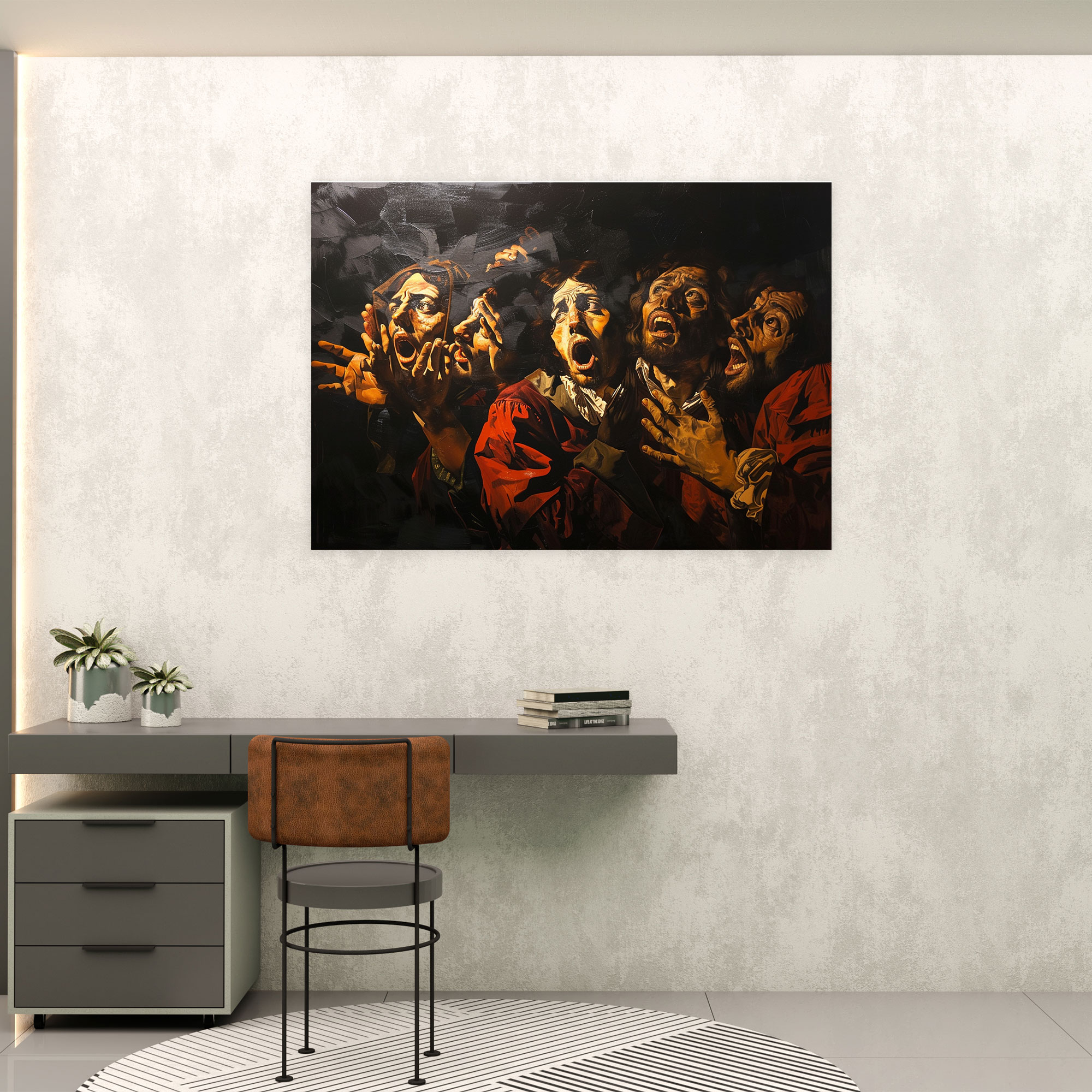 Caravaggio Style Wall Art - Caravaggio, Wall Art, Wall Decoration, Canvas Wall Art