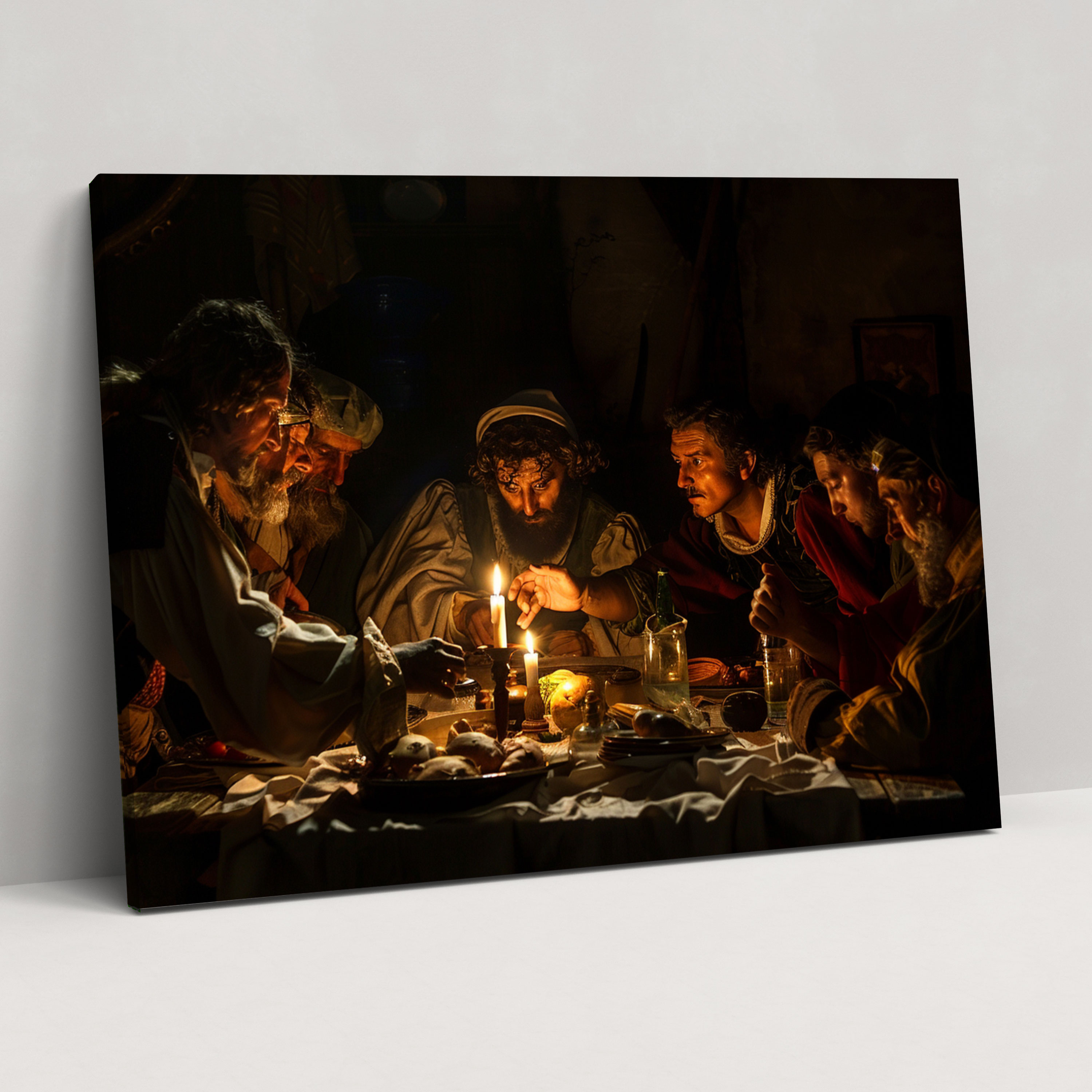 Caravaggio Tarzı Kanvas Tablo - Caravaggio Kanvas Duvar Sanatı