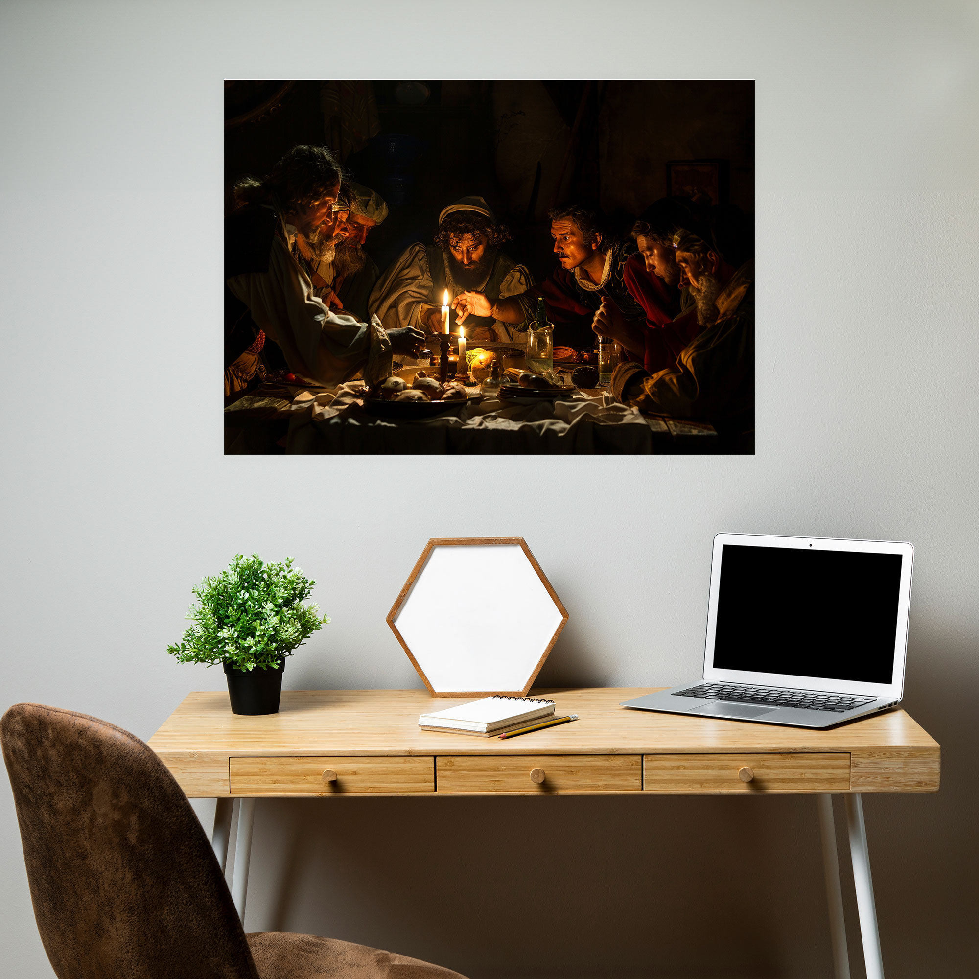 Caravaggio Tarzı Kanvas Tablo - Caravaggio Kanvas Duvar Sanatı