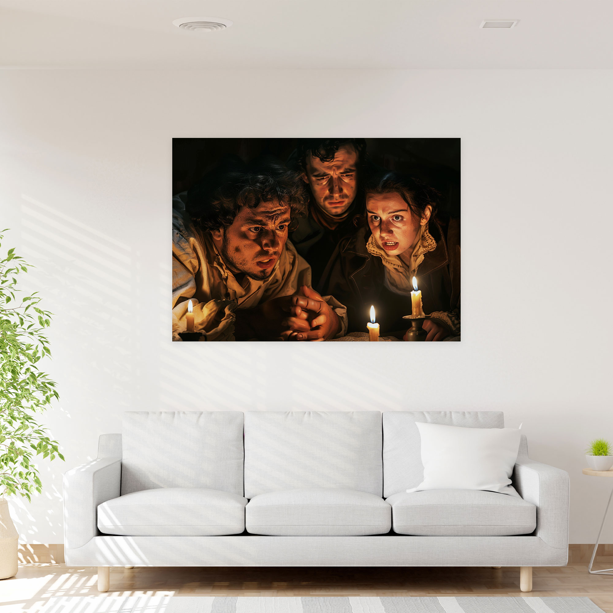 Caravaggio Style Canvas Print - Caravaggio, Canvas, Caravaggio Style, Wall Decoration