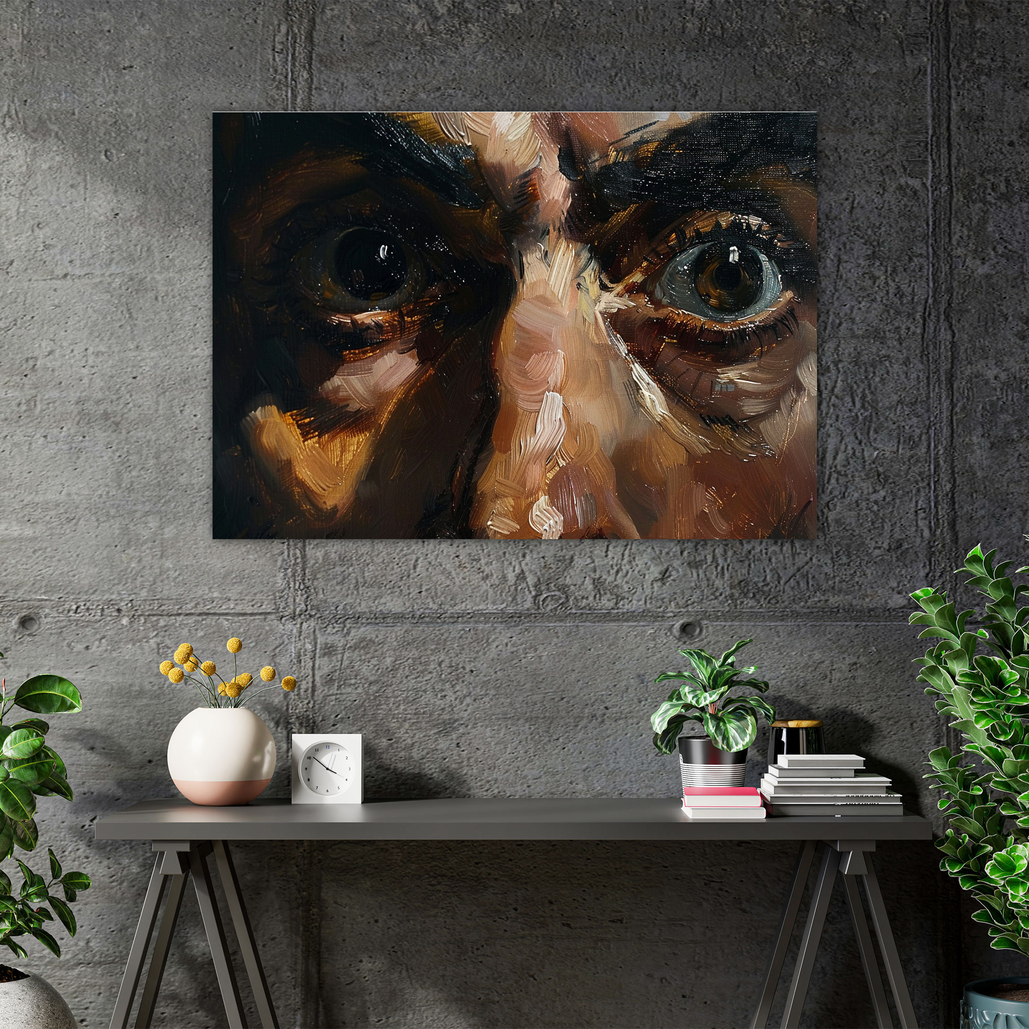 Caravaggio Tarzı Duvar Dekorasyonu - Kanvas Tablo Ev Dekorasyonu