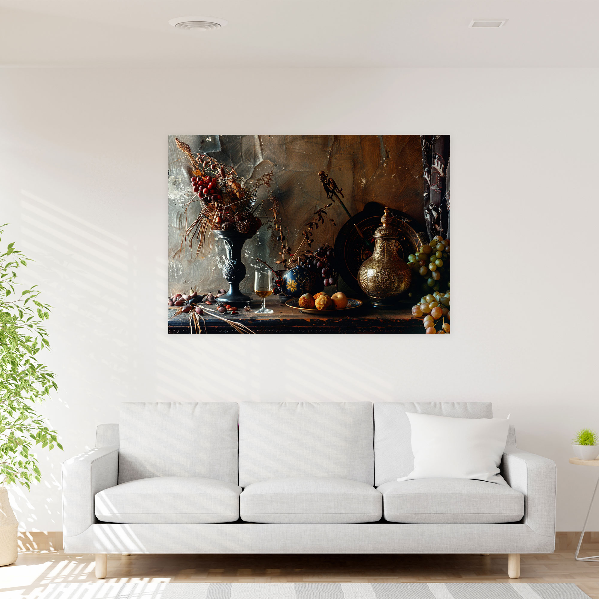 Caravaggio Tarzı Kanvas Tablo - Ev Dekorasyonu Duvar Dekorasyonu