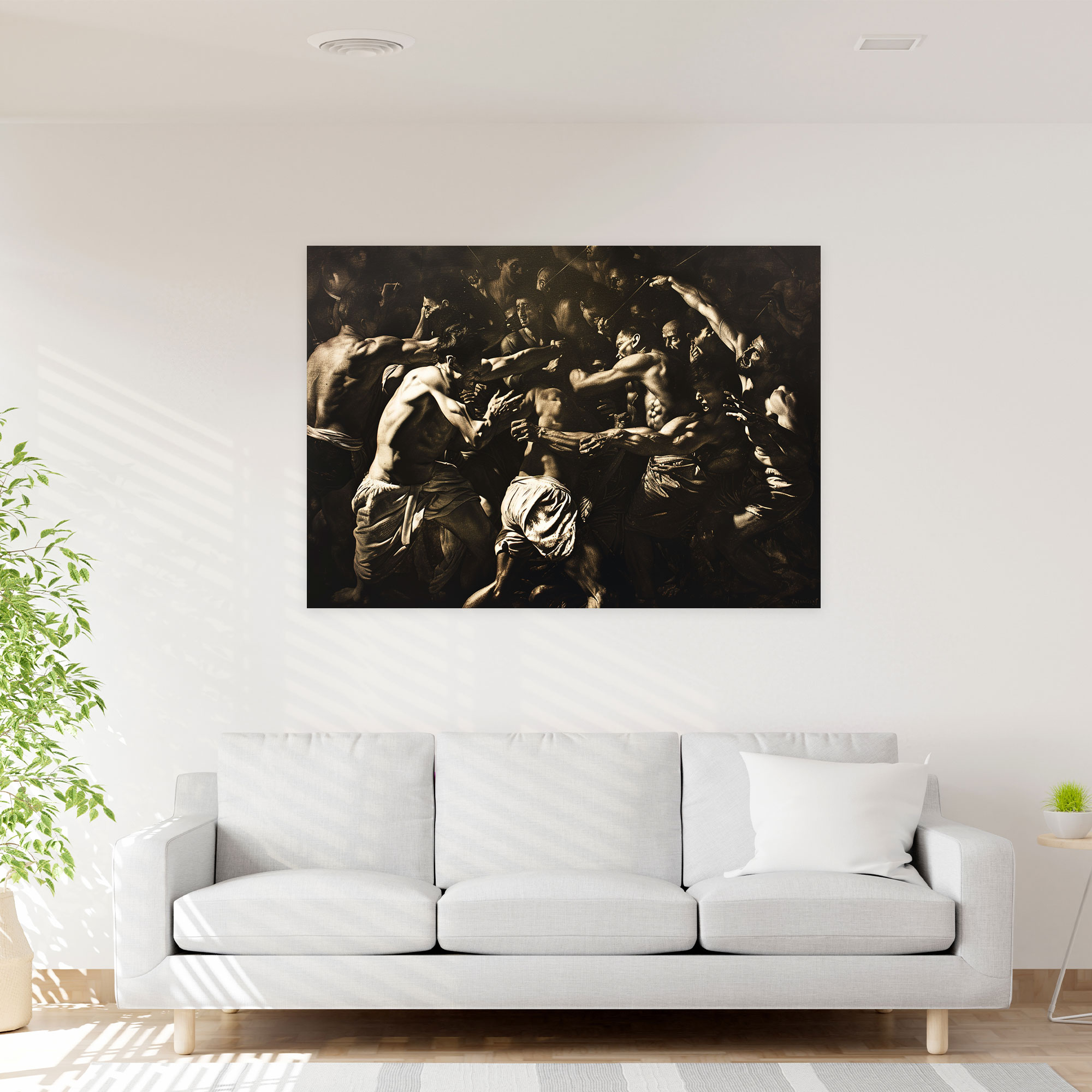 Caravaggio Style Wall Art - Caravaggio, Wall Decoration, Home Decoration, Canvas