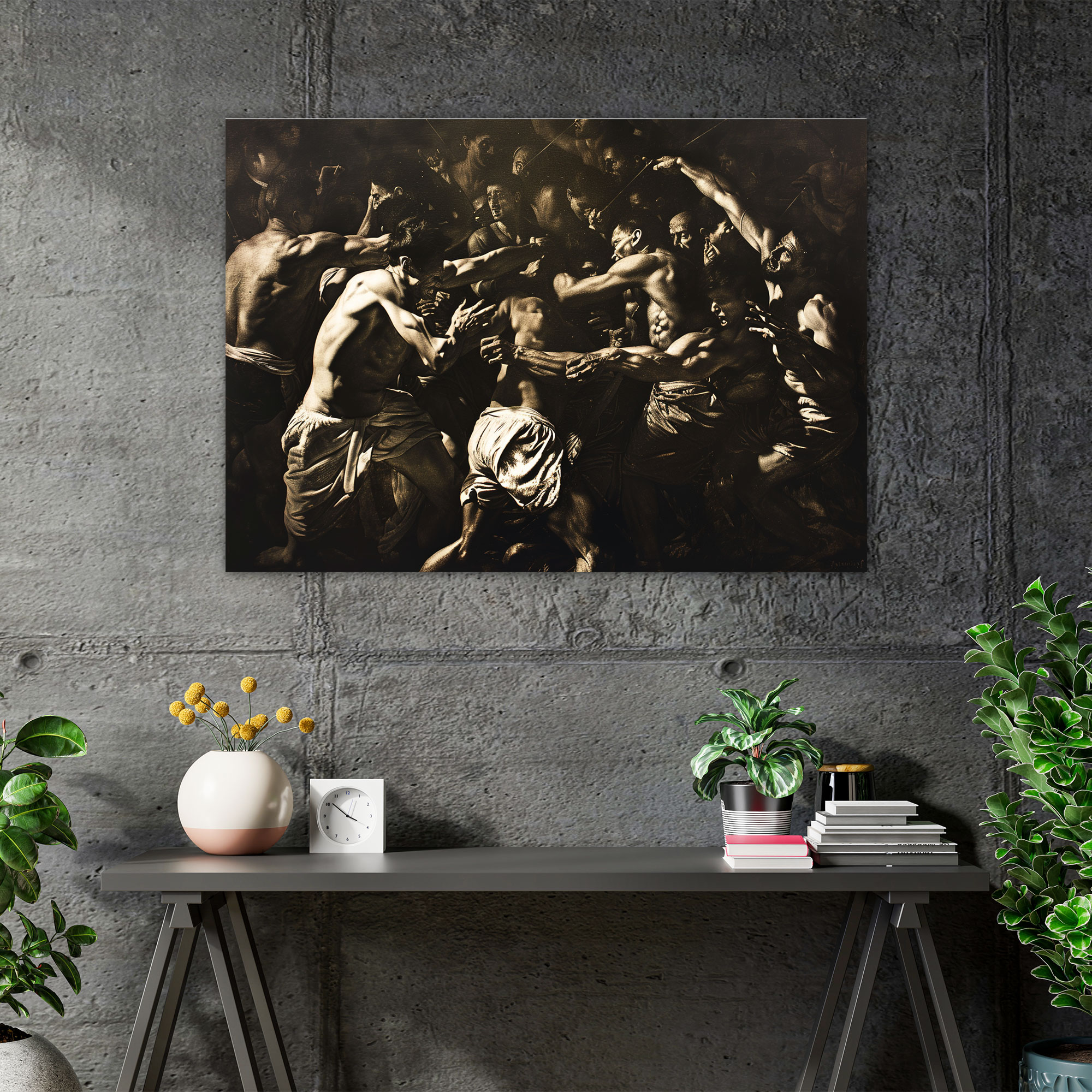 Caravaggio Style Wall Art - Caravaggio, Wall Decoration, Home Decoration, Canvas
