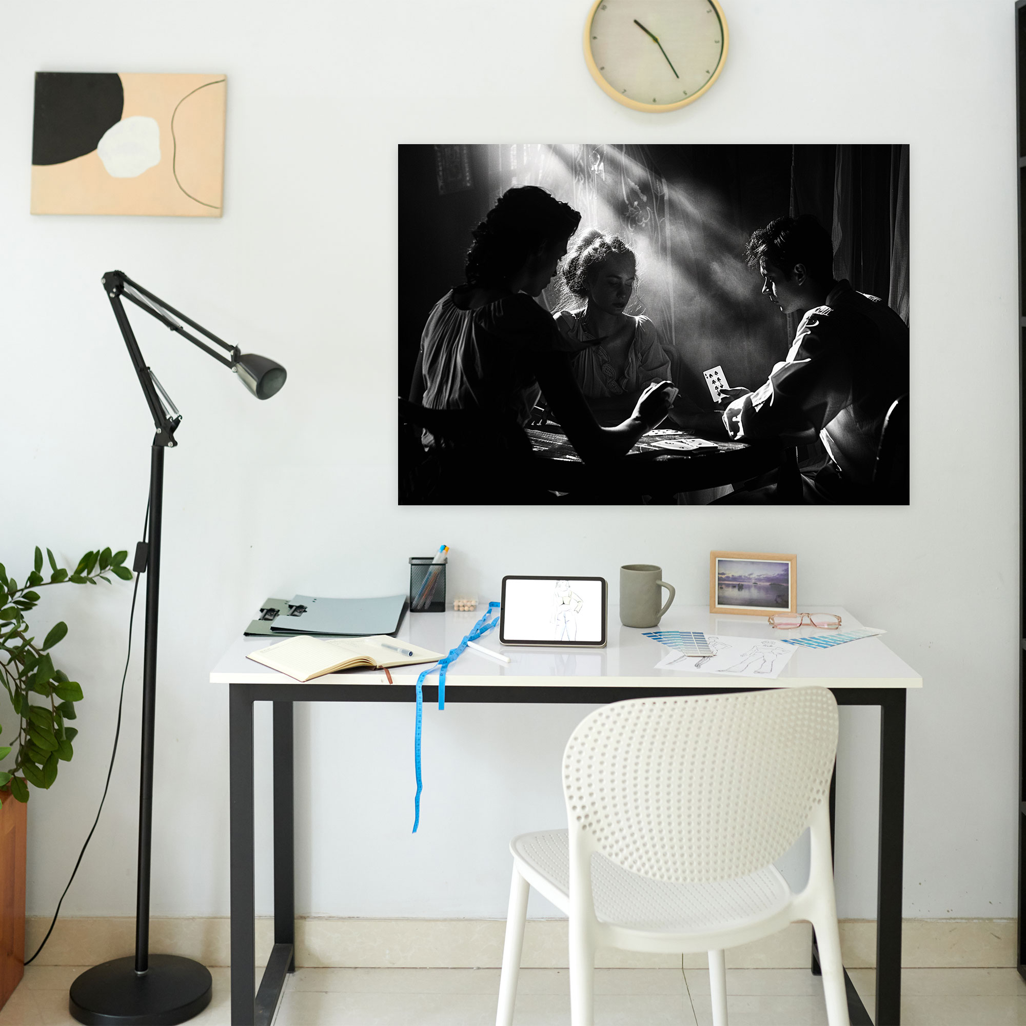Caravaggio Tarzı Kanvas Tablo - Ev Dekorasyonu için Duvara Asılabilir Sanat