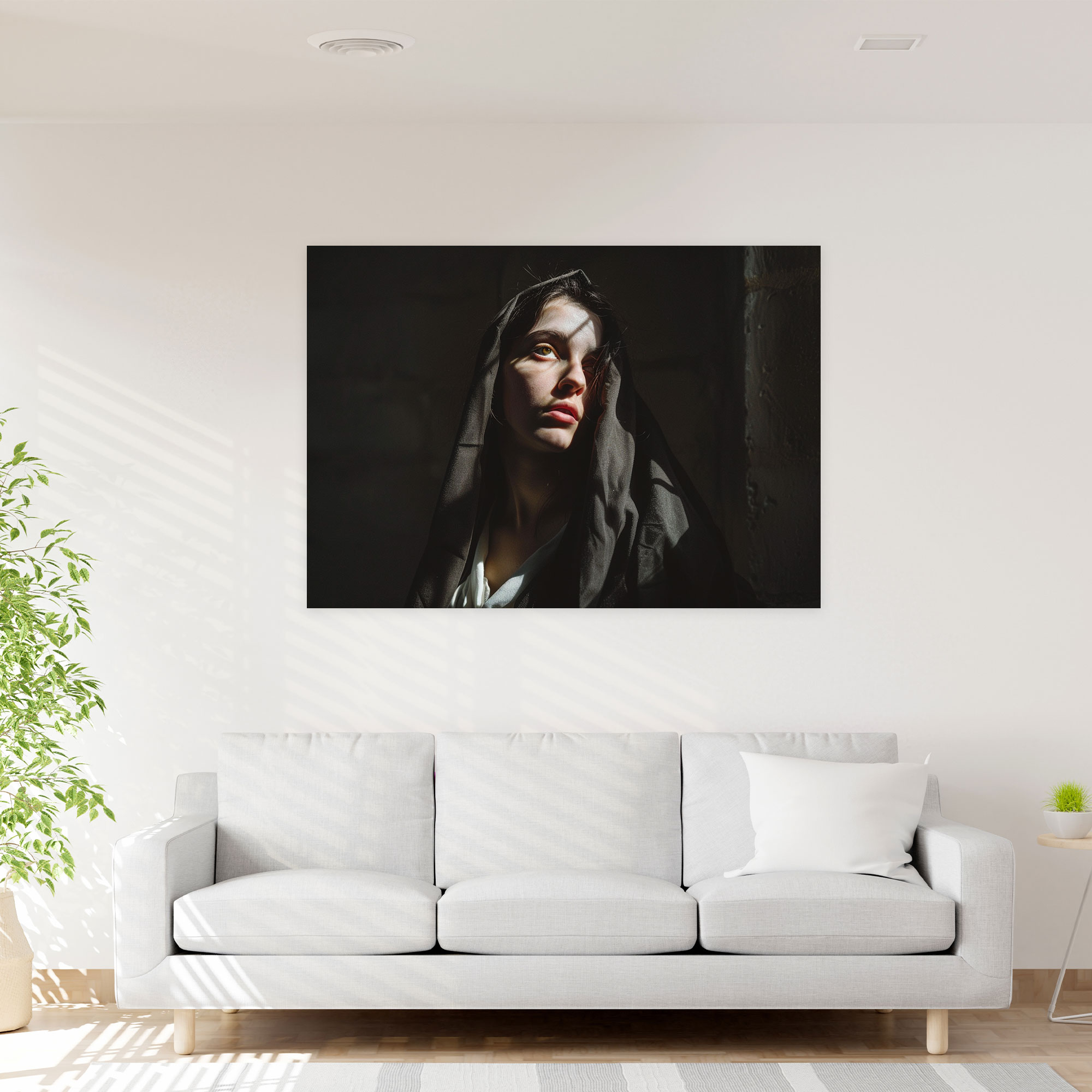 Caravaggio Tarzı Kanvas Tablo - Ev Dekorasyonu Duvar Sanatı