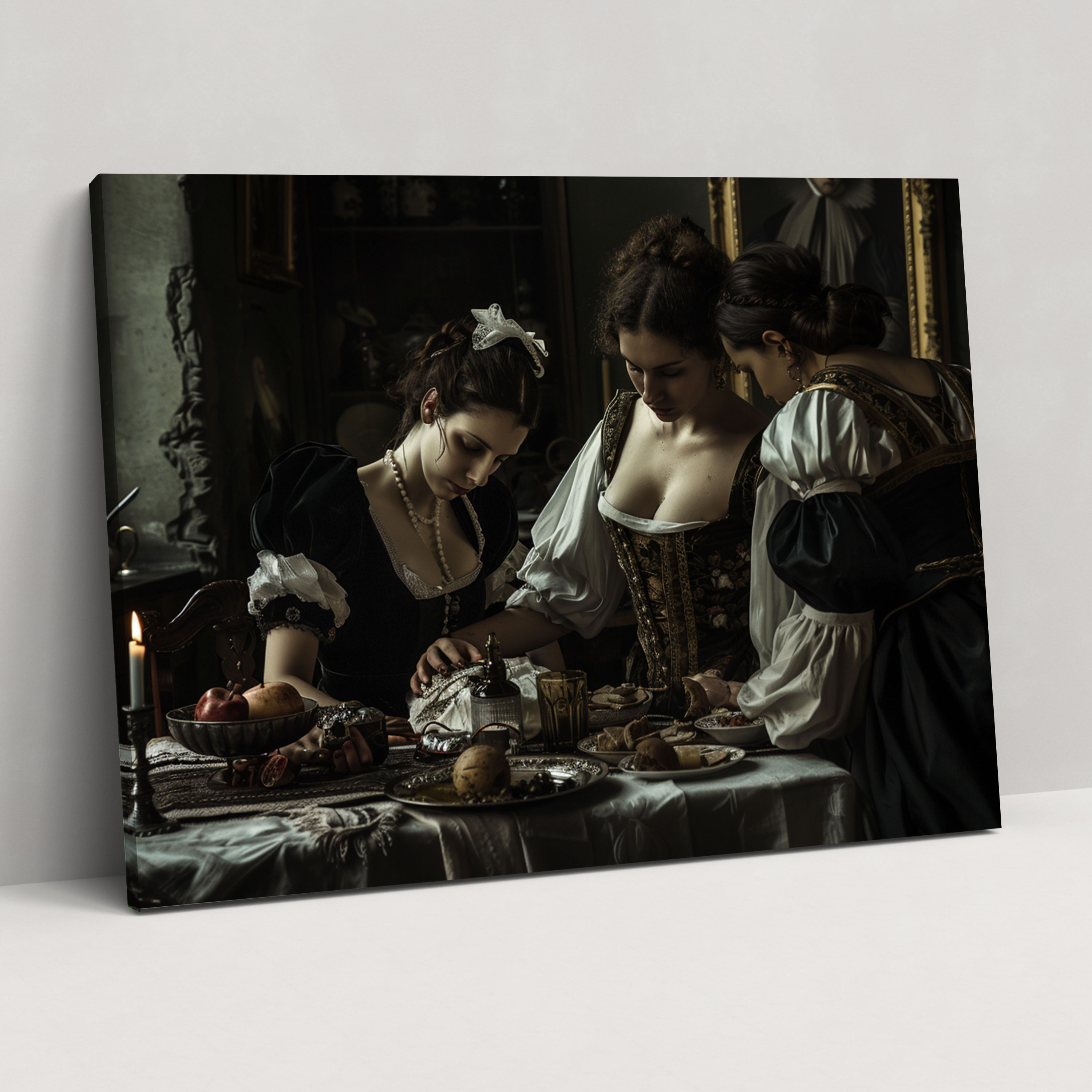 Caravaggio Style Wall Art - Caravaggio, Canvas, Canvas Wall Art, Caravaggio Style