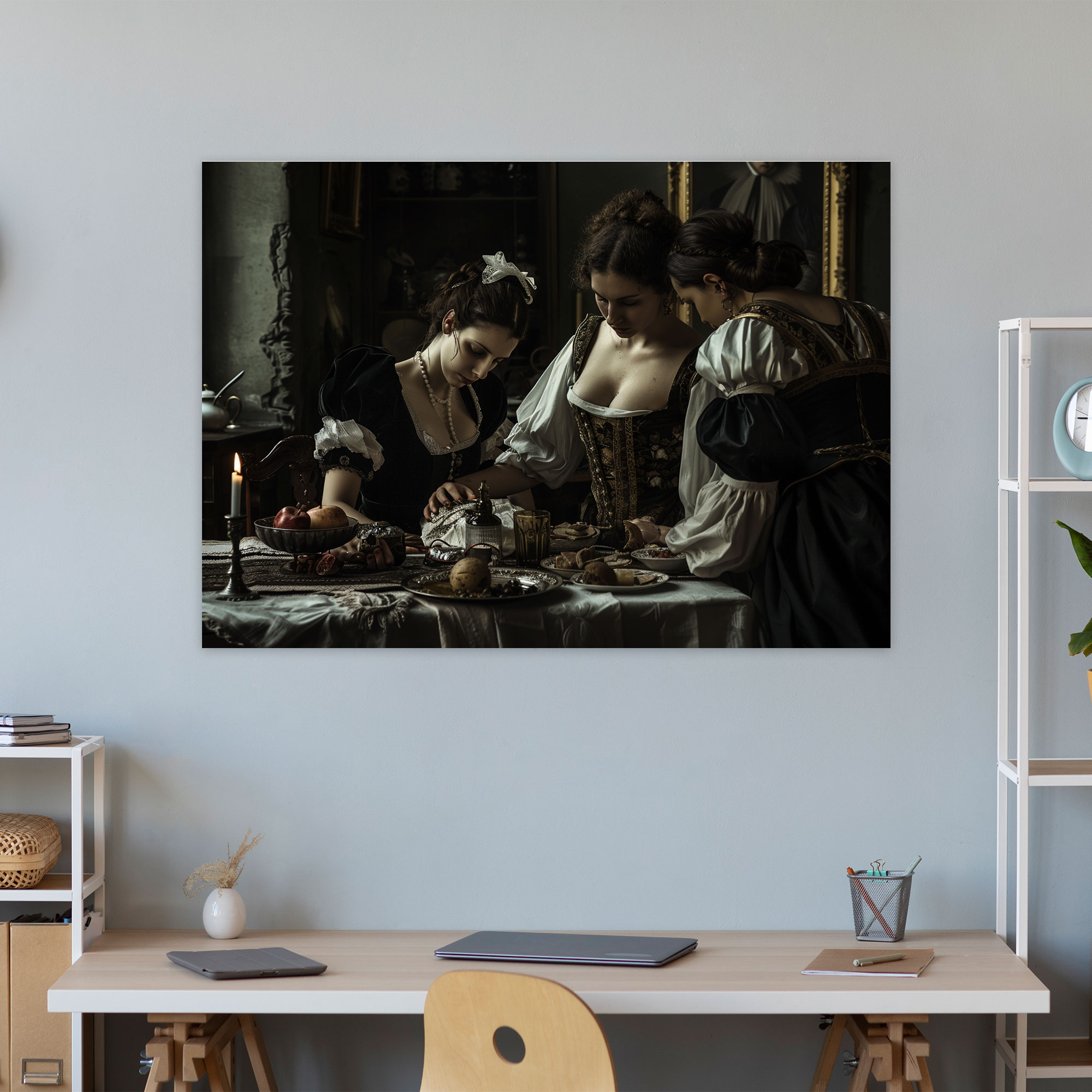 Caravaggio Style Wall Art - Caravaggio, Canvas, Canvas Wall Art, Caravaggio Style