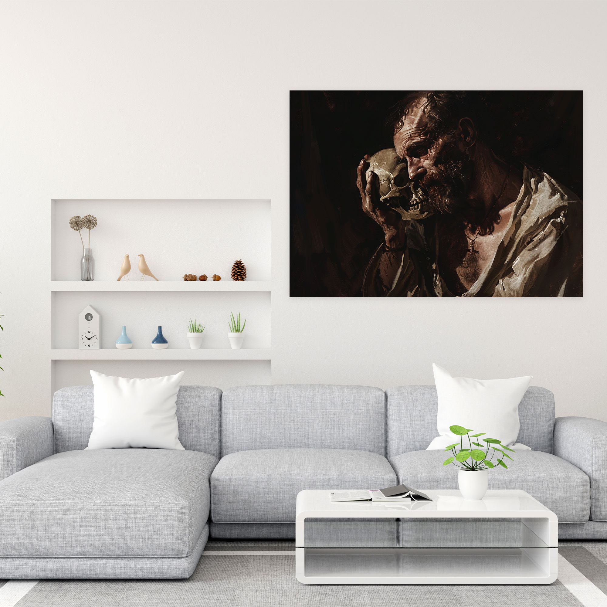 Caravaggio Style Canvas Print - Caravaggio, Wall Decoration, Canvas Wall Art, Canvas Print