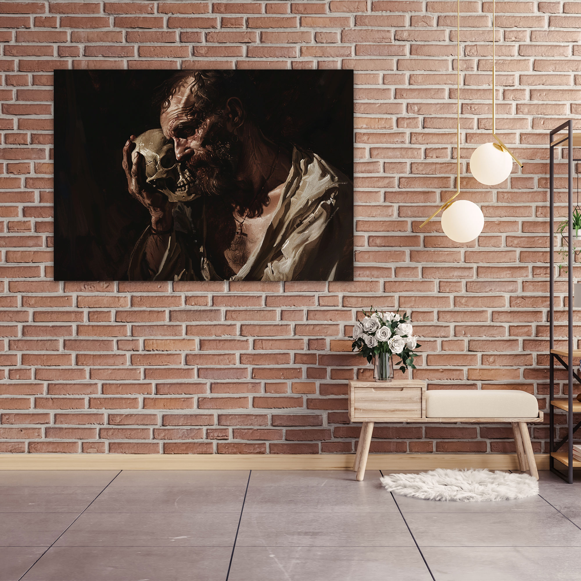 Caravaggio Style Canvas Print - Caravaggio, Wall Decoration, Canvas Wall Art, Canvas Print