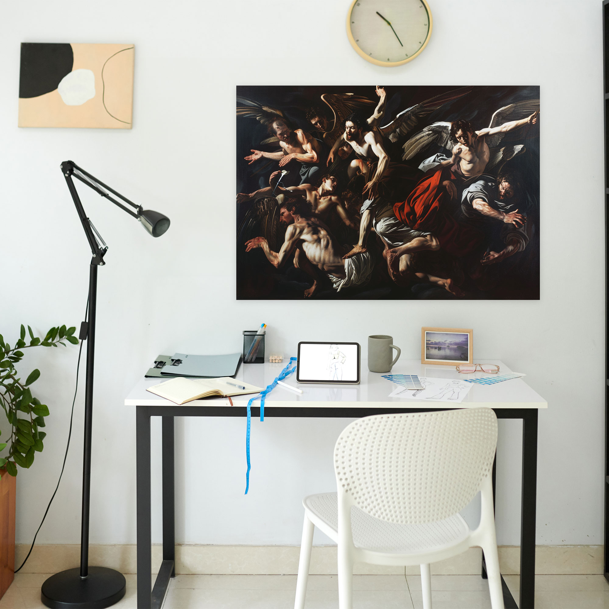 Caravaggio Style Wall Art - Caravaggio, Canvas Print, Caravaggio Style, Home Decoration