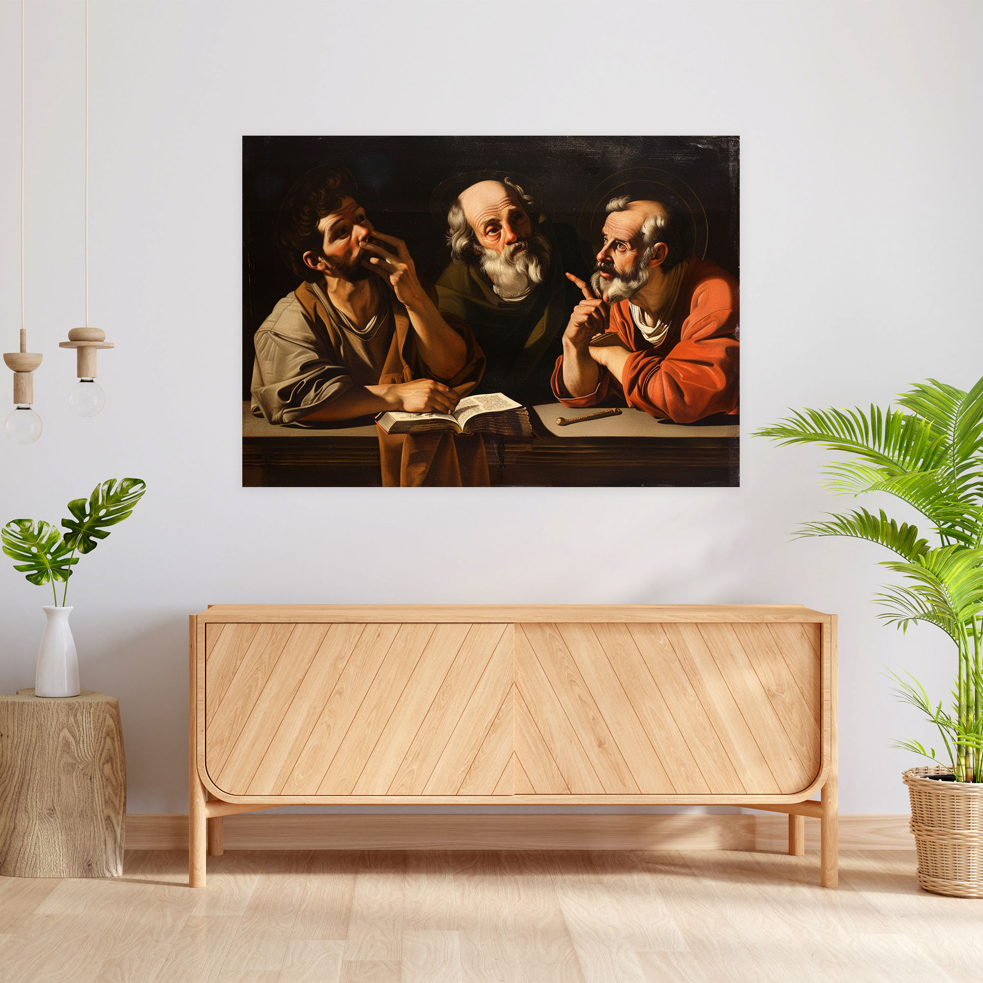 Caravaggio Style Wall Decoration - Caravaggio, Caravaggio Style, Wall Art, Canvas