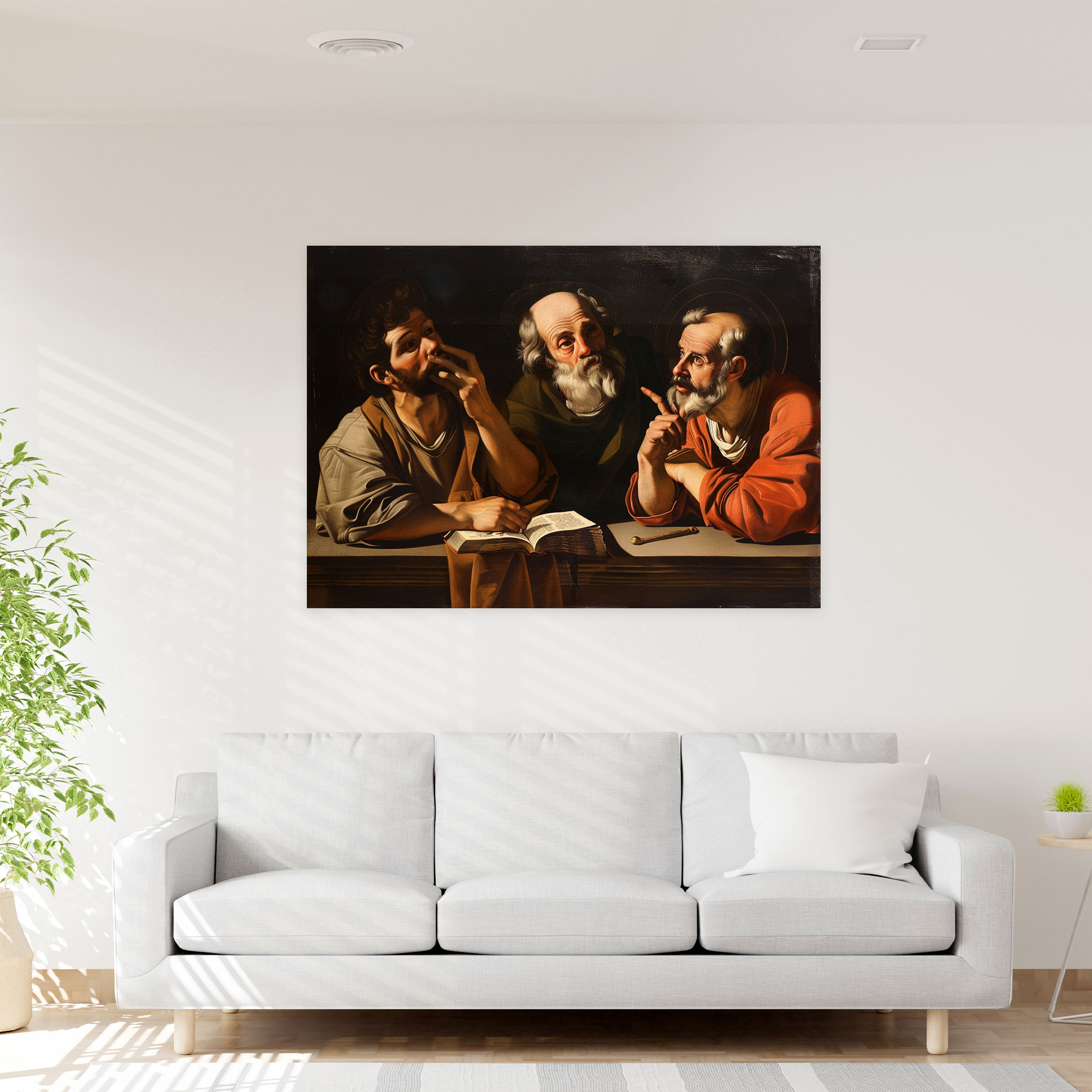 Caravaggio Style Wall Decoration - Caravaggio, Caravaggio Style, Wall Art, Canvas