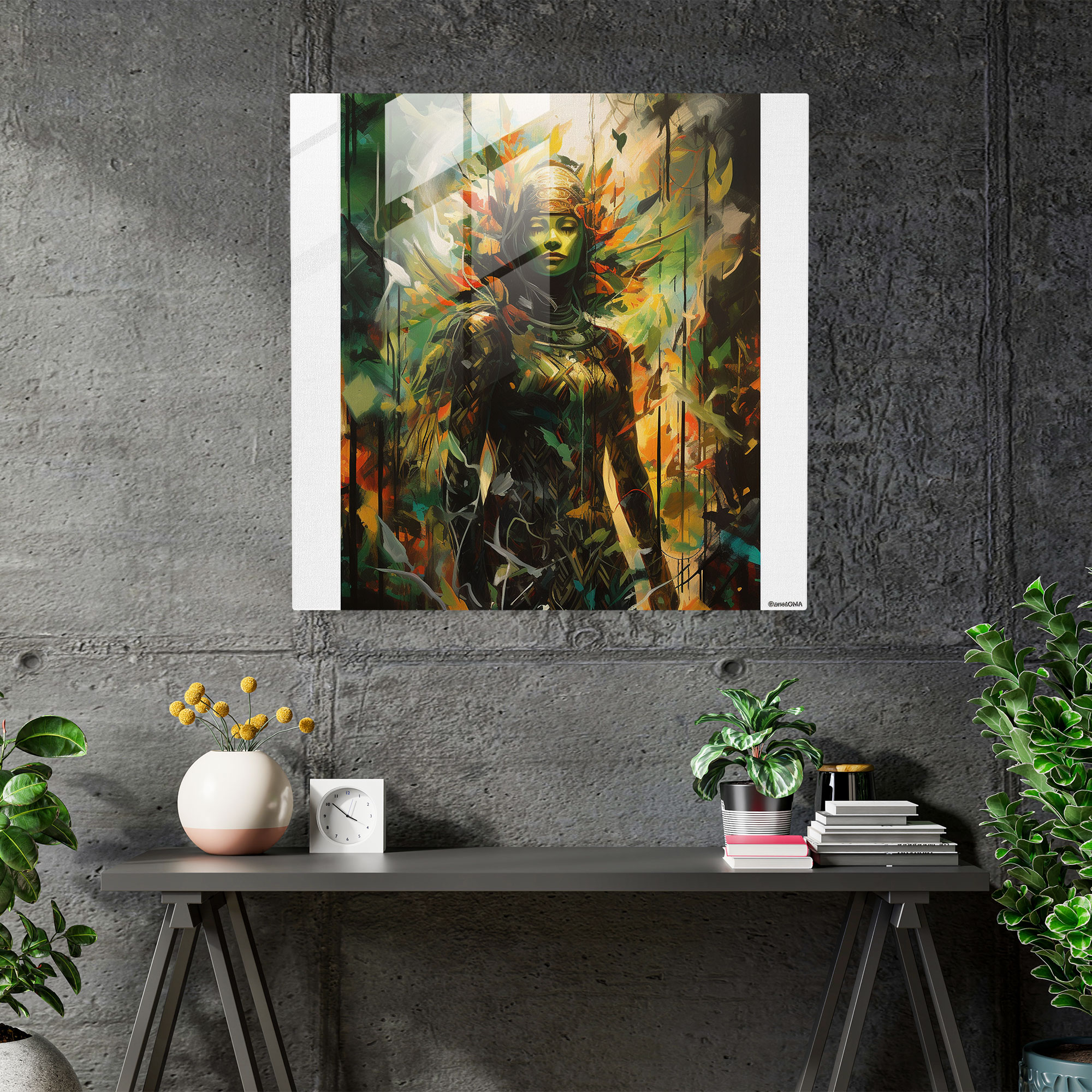 Amazon Women Glass Print - Amazon Women, Glass Print, Glass Art, Amazon Women
