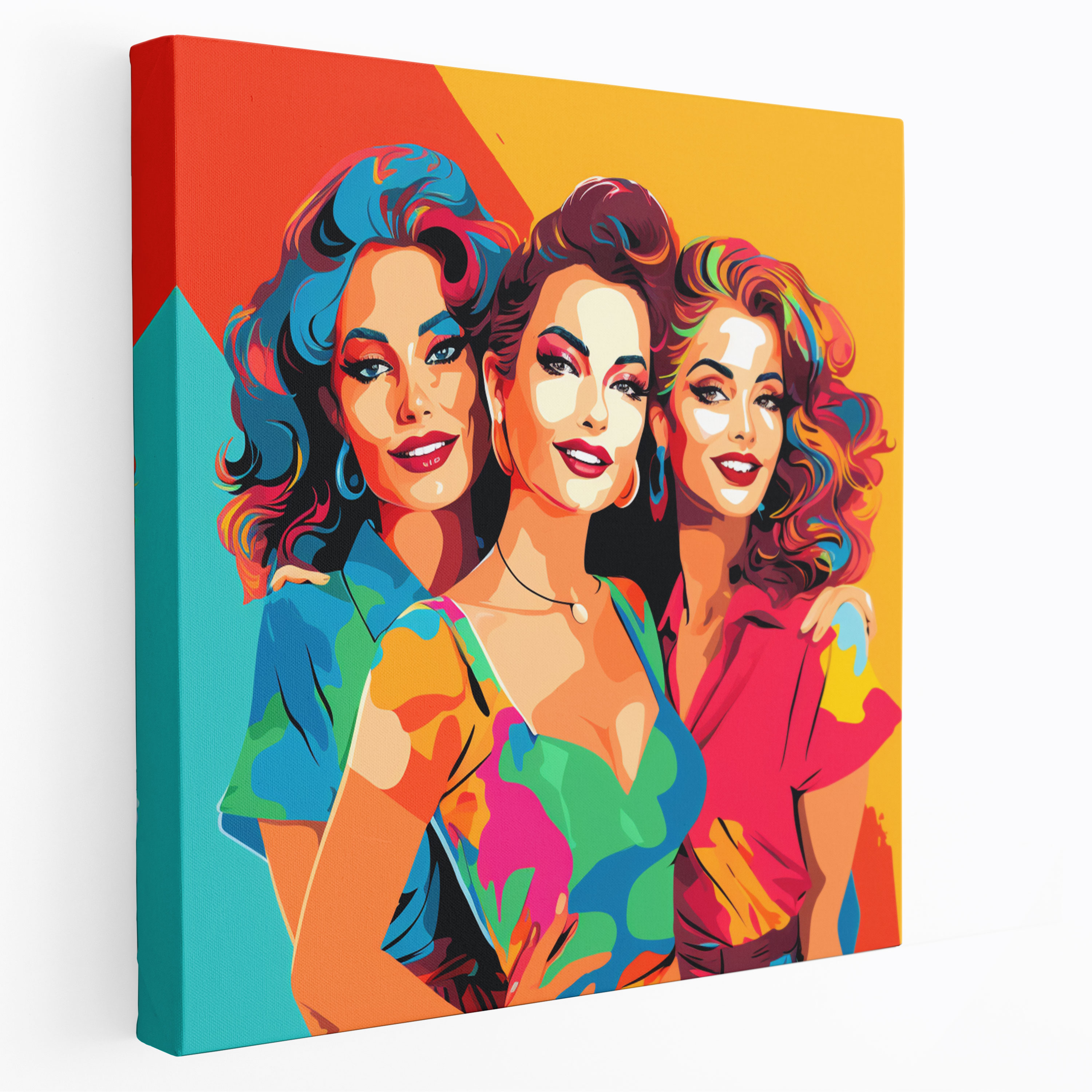 Cheerful Amazon Women Wall Decoration - Amazon Women, Wall Decoration, Amazon Women, Canvas Wall Art