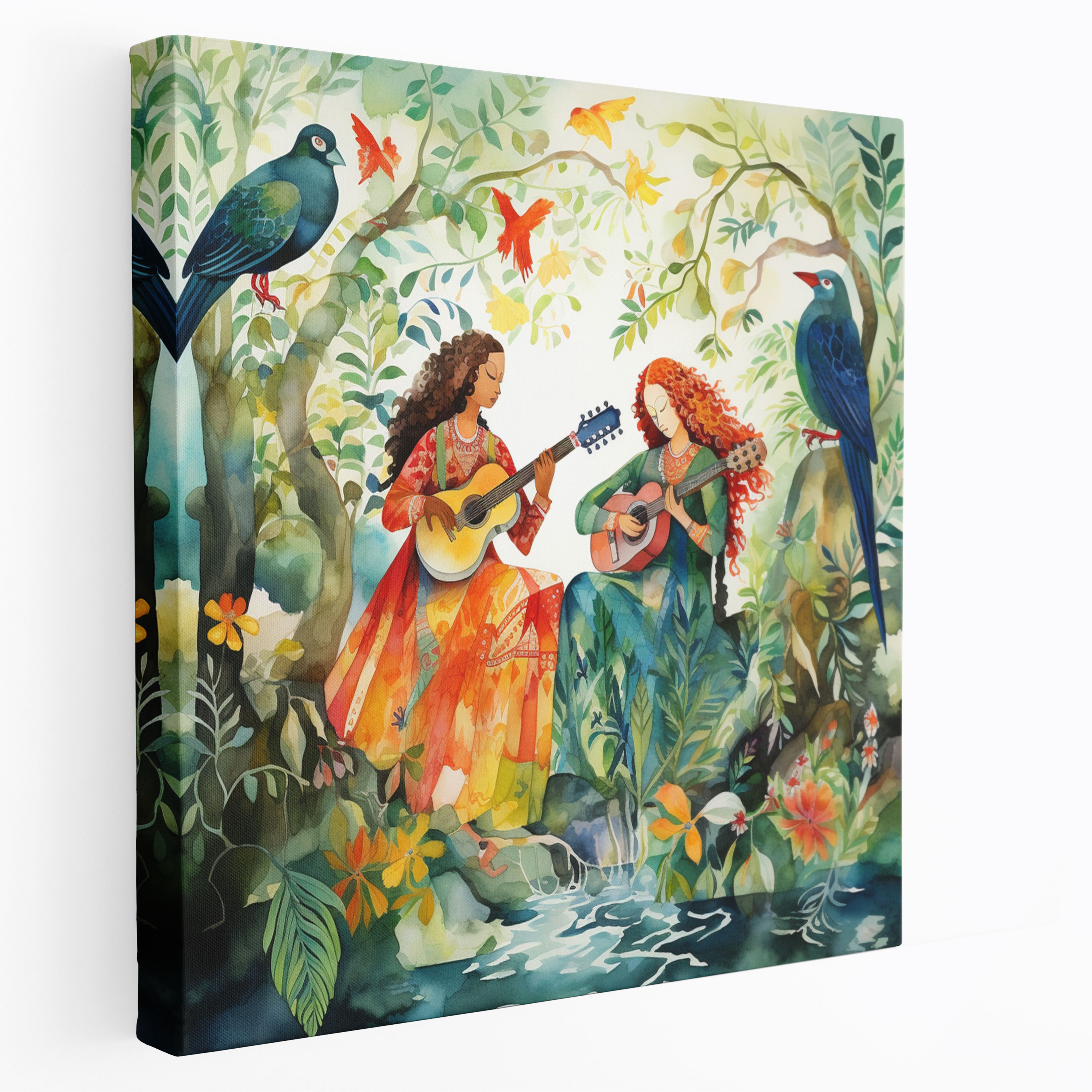 Whimsical Amazon Women Canvas Print - Amazon Women, Whimsical, Canvas Print, Playful