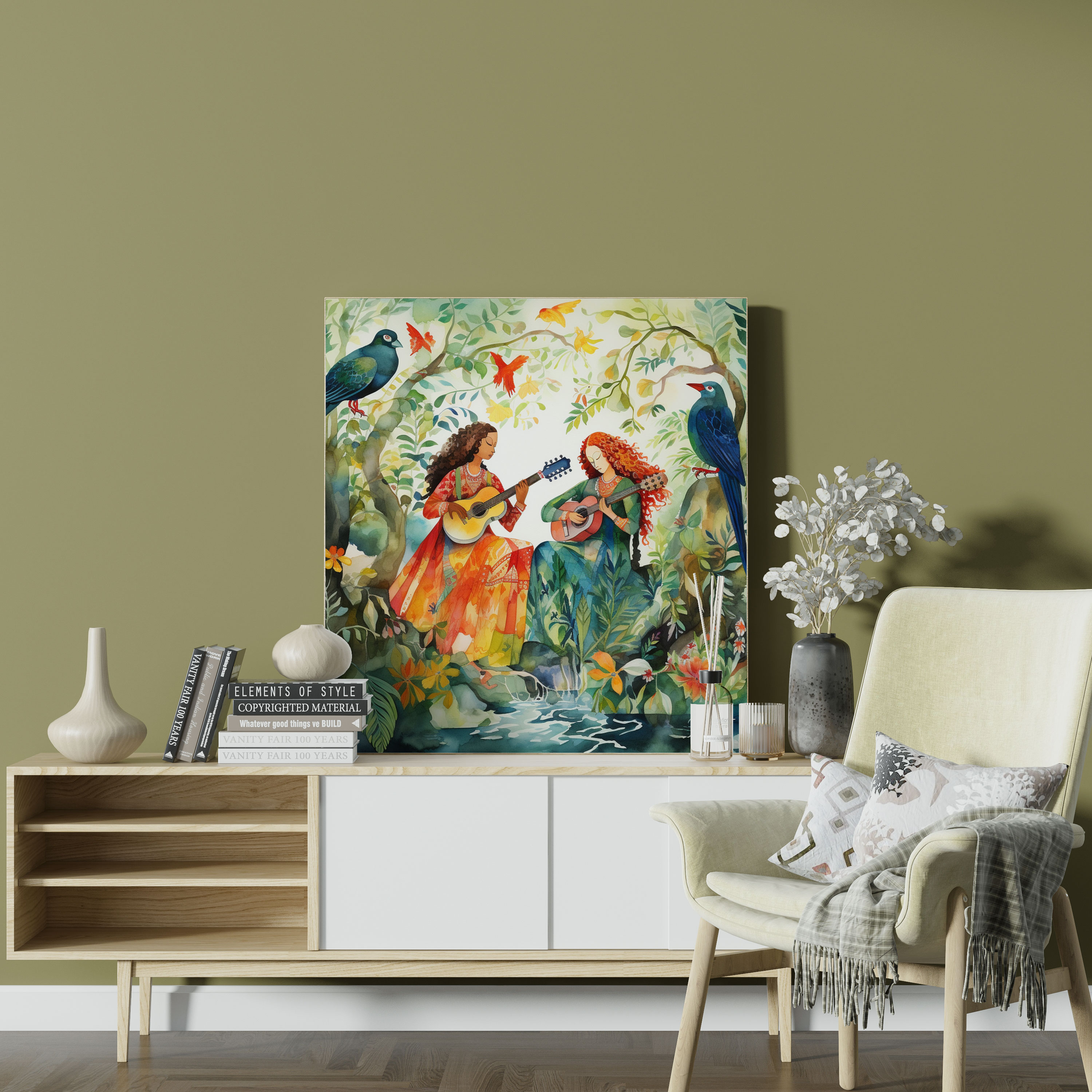 Whimsical Amazon Women Canvas Print - Amazon Women, Whimsical, Canvas Print, Playful