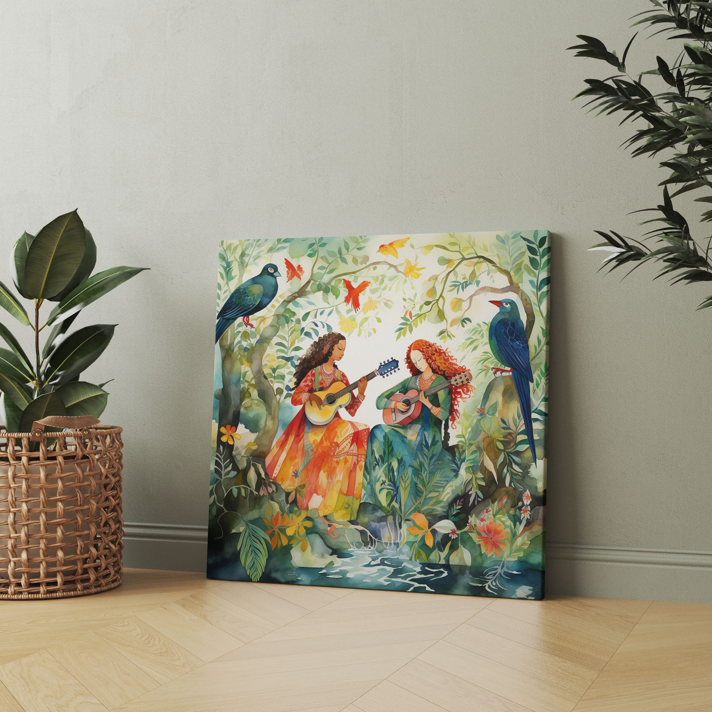 Whimsical Amazon Women Canvas Print - Amazon Women, Whimsical, Canvas Print, Playful