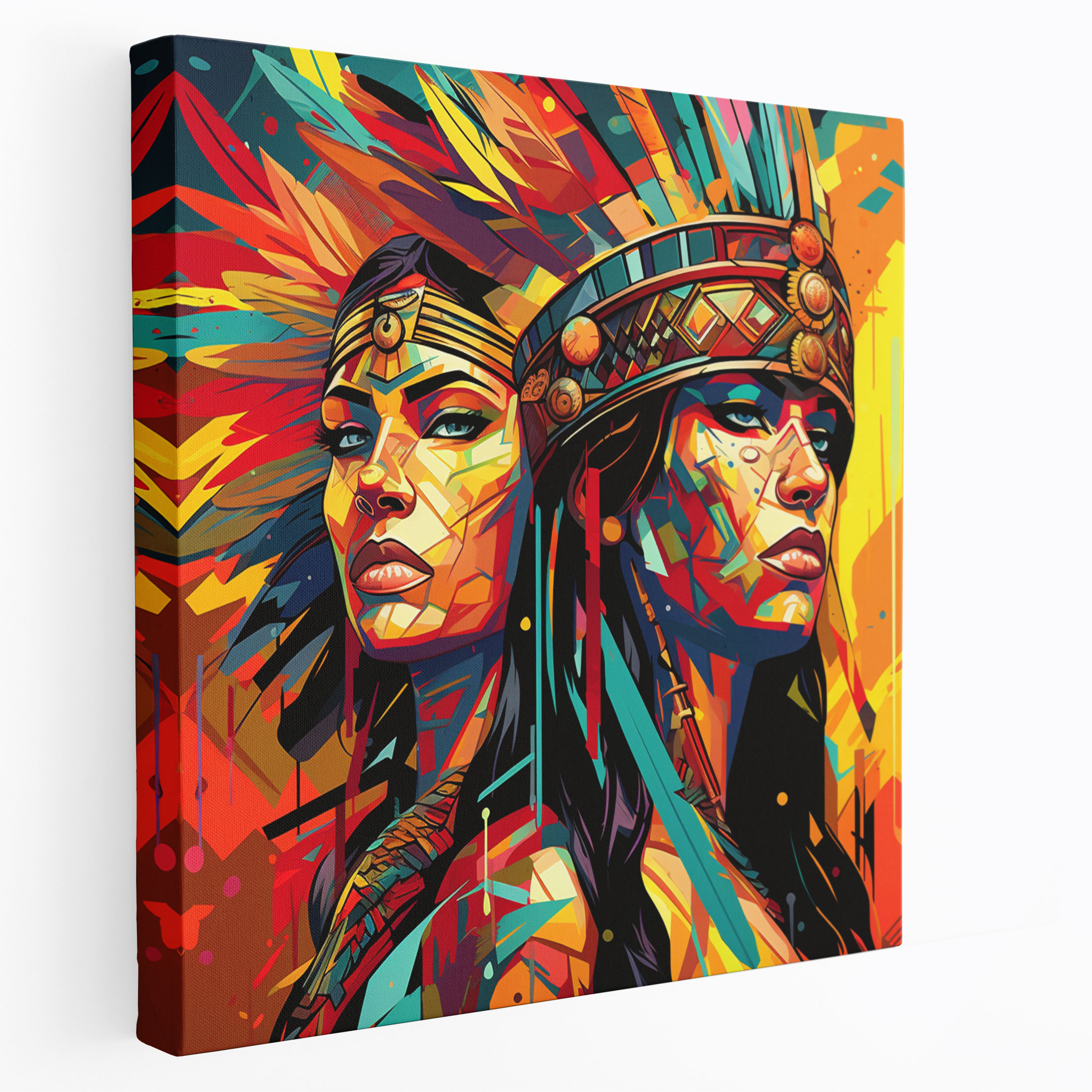 Pop Art Amazon Women Canvas Print - Amazon Women, Wall Art, Wall Decoration, Visually Striking
