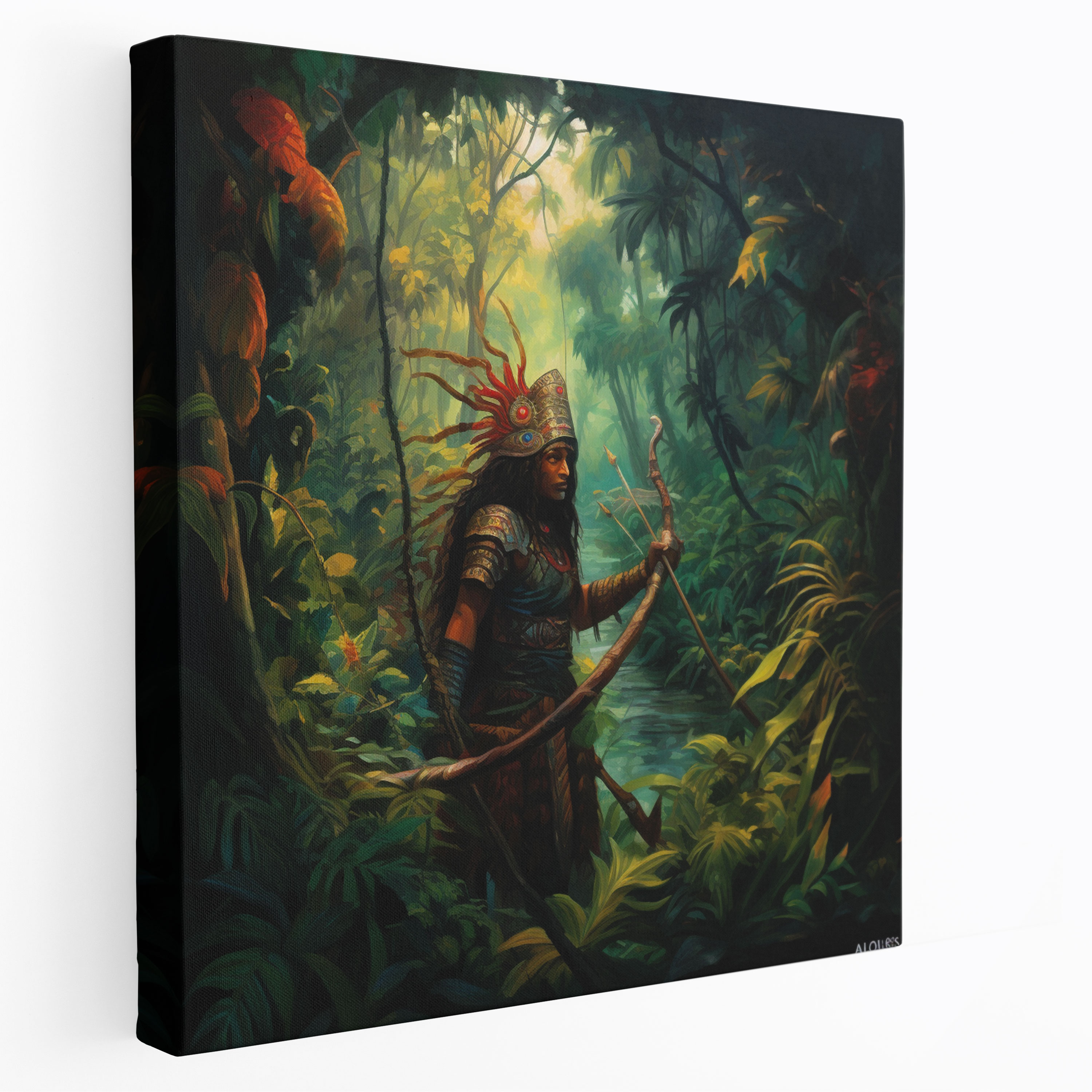 Amazon Women Wall Art - Amazon Women, Greenery, Wall Art, Empowerment