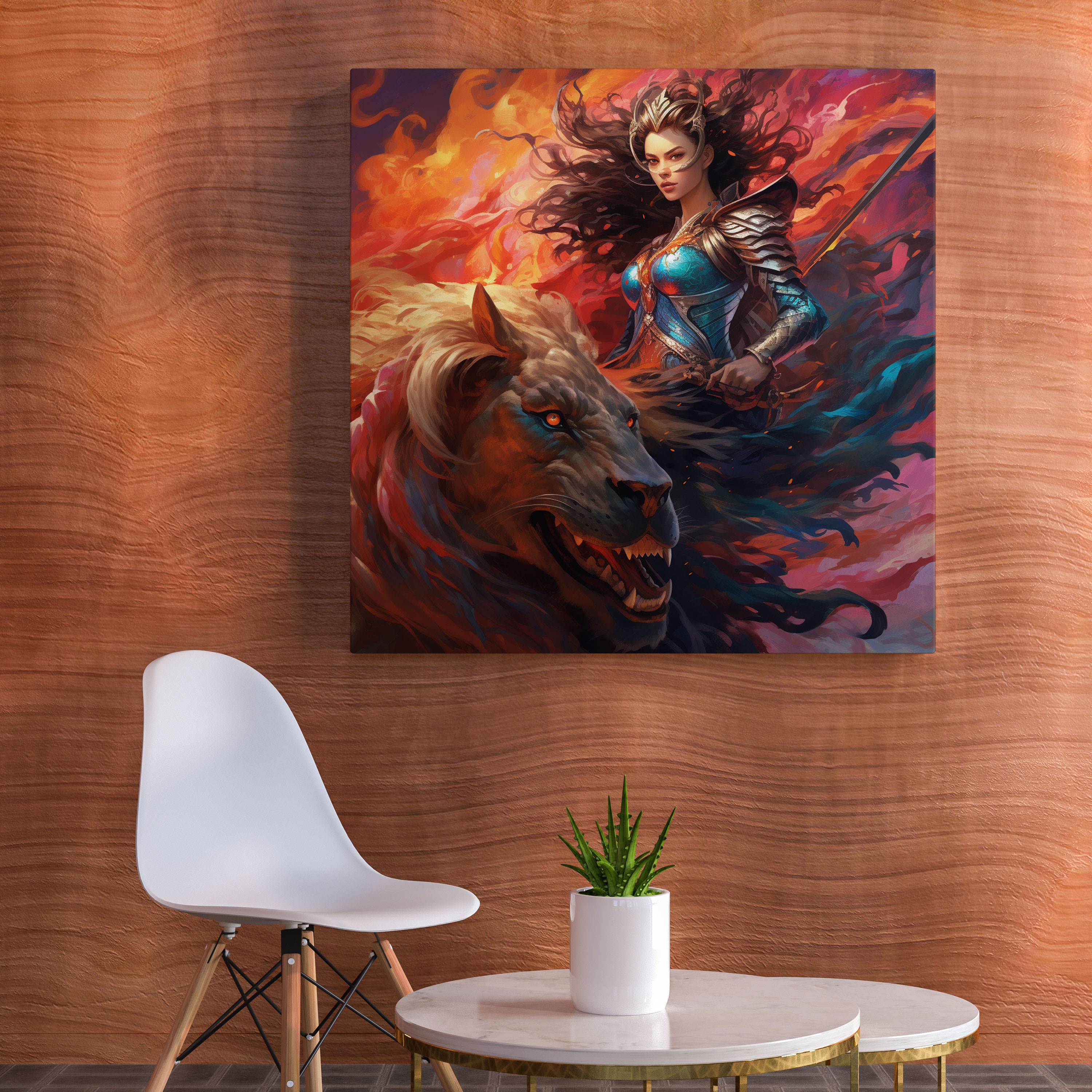 Amazon Women Canvas Print - Amazon Women, Warrior Queen, Wall Decoration, Amazon Women