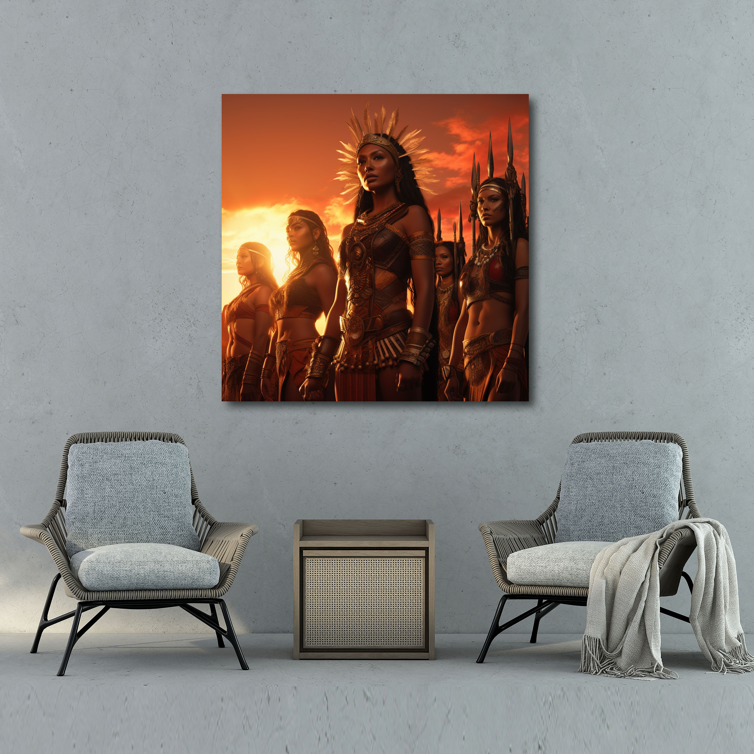 Amazon Women Wall Decoration - Amazon Women, Canvas Print, Home Decoration, Power