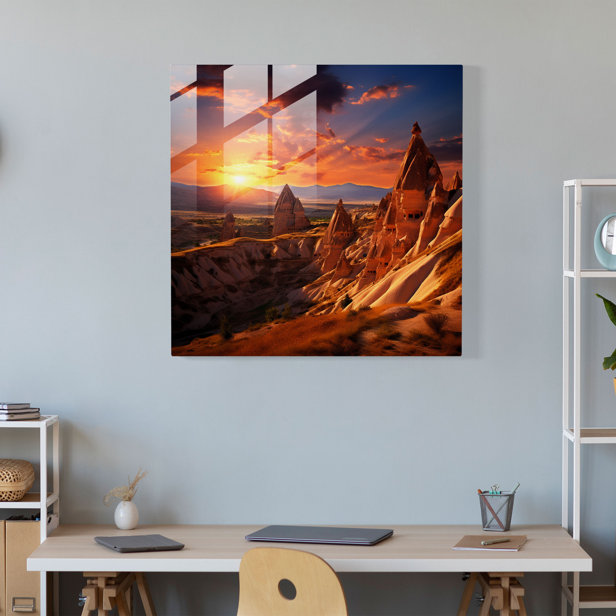 Anatolia Photography Glass Print - Anatolia, Glass Print, Cappadocia, Home Decoration
