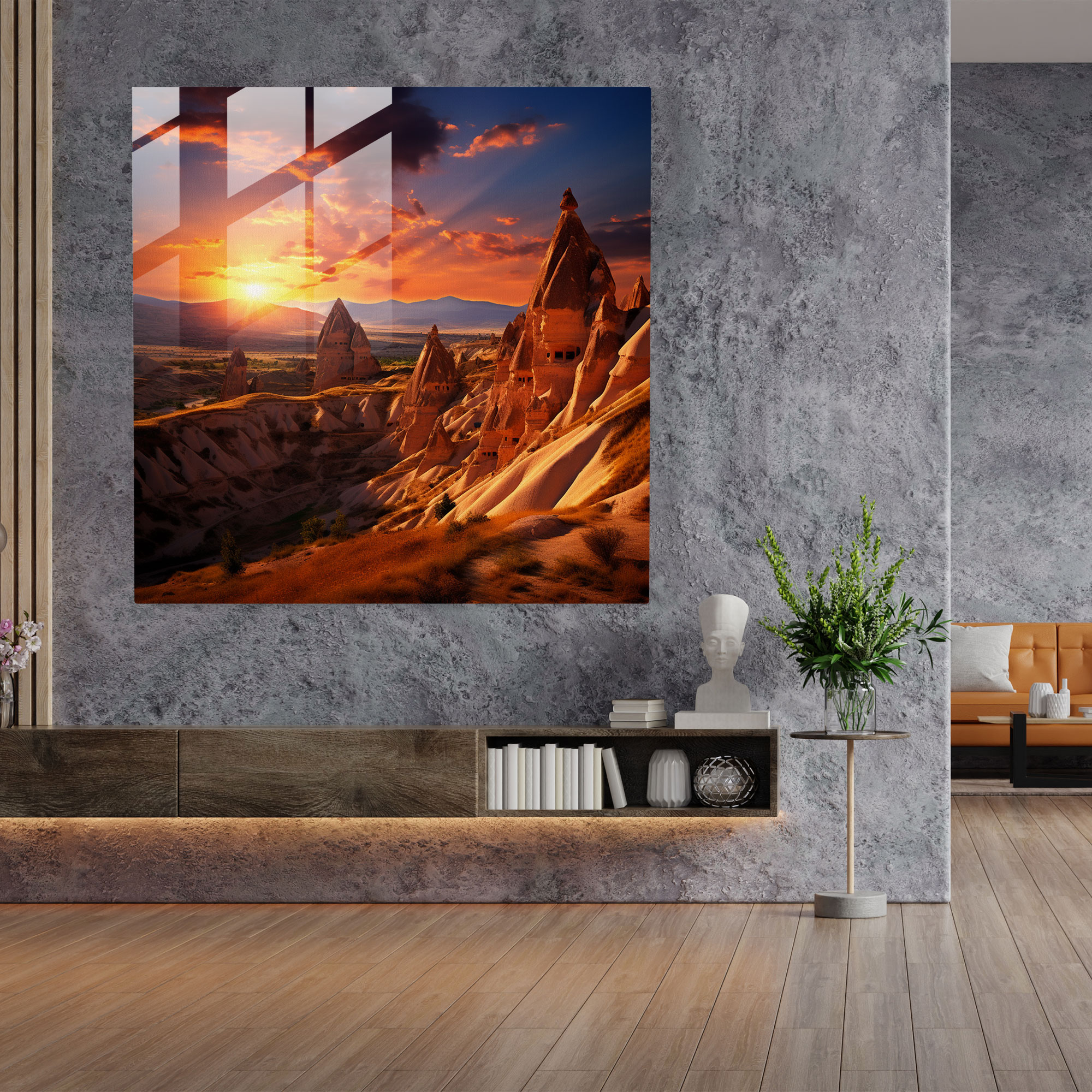 Anatolia Photography Glass Print - Anatolia, Glass Print, Cappadocia, Home Decoration