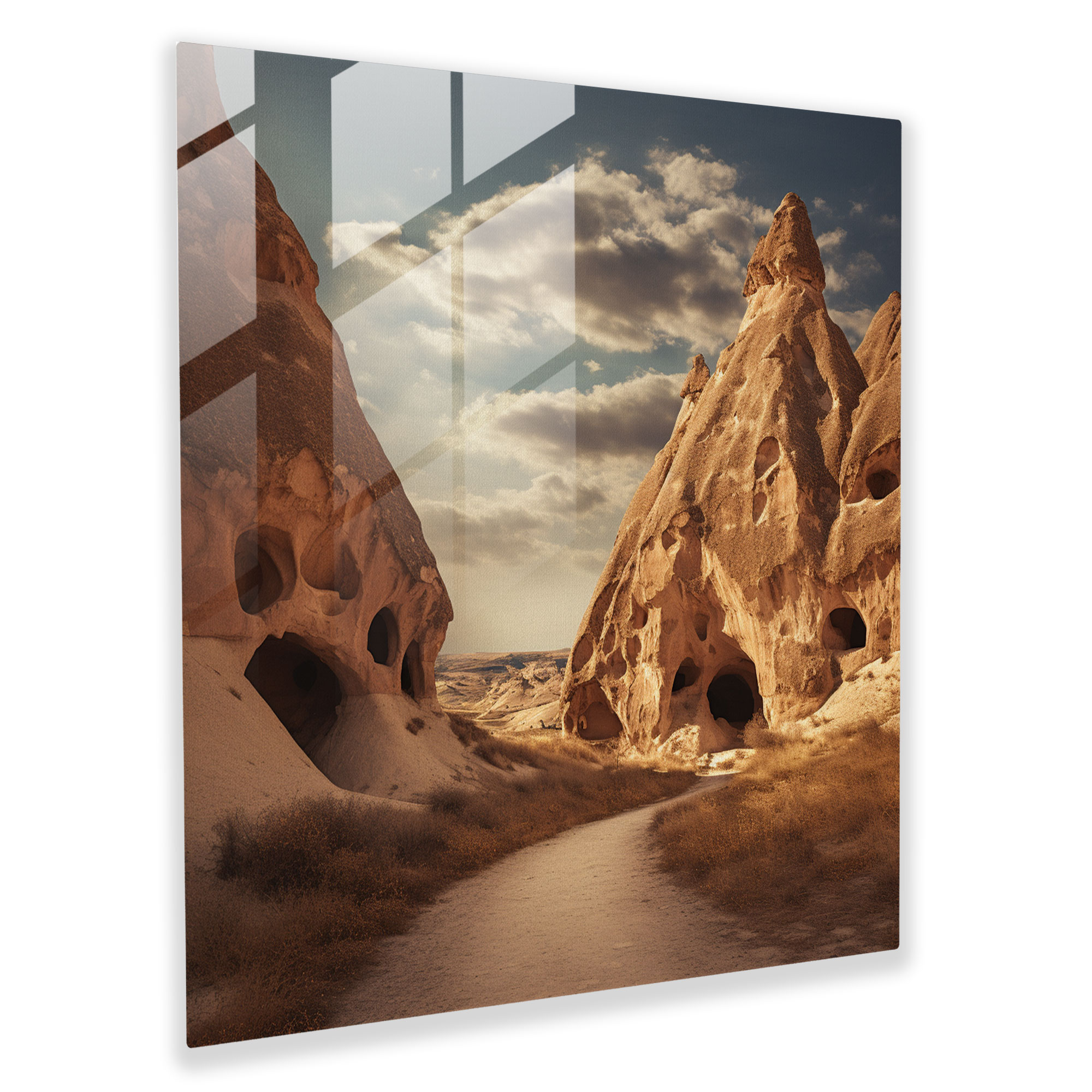 Anatolia Panorama Glass Print - Anatolia, Glass Art, Home Decoration, Wall Decoration
