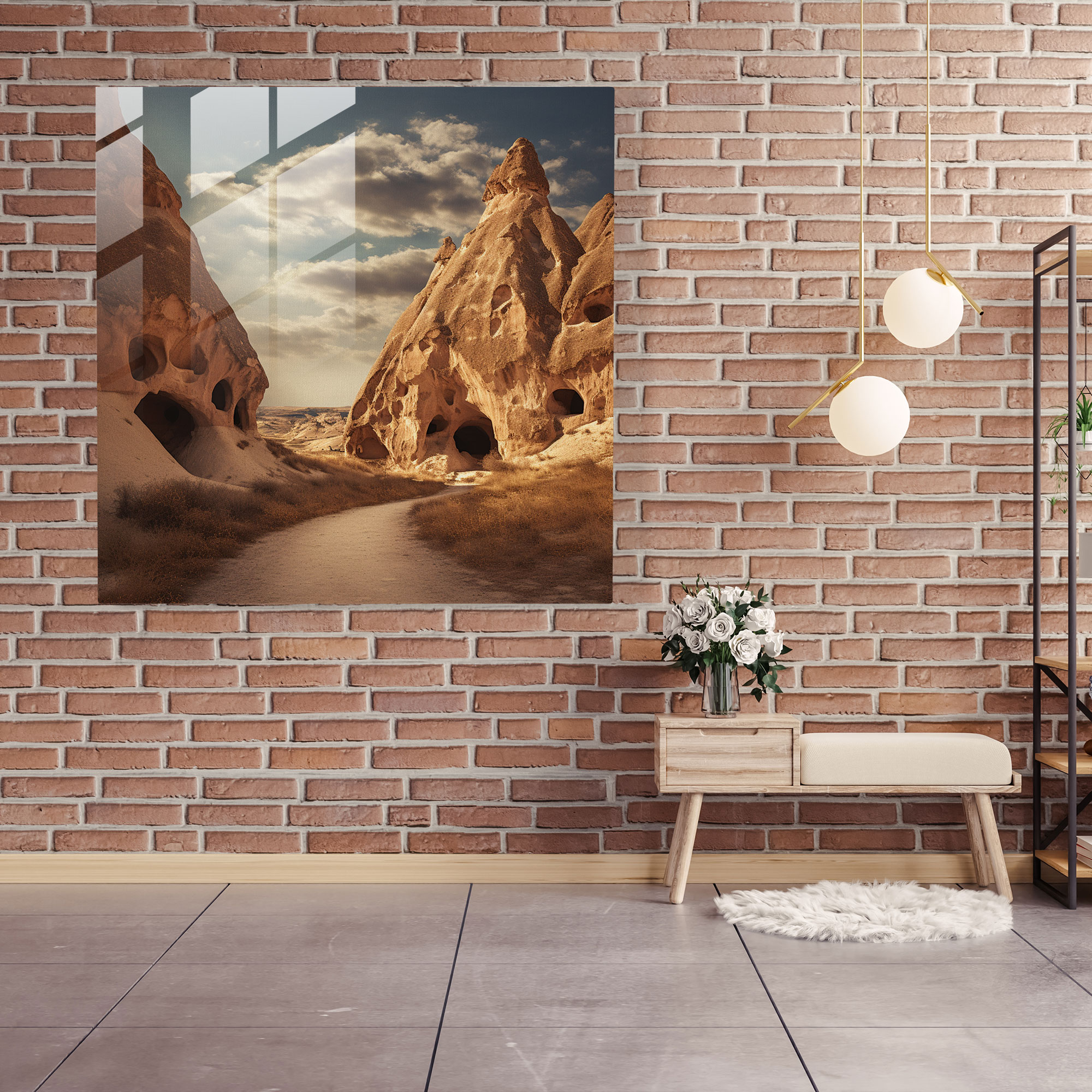 Anatolia Panorama Glass Print - Anatolia, Glass Art, Home Decoration, Wall Decoration