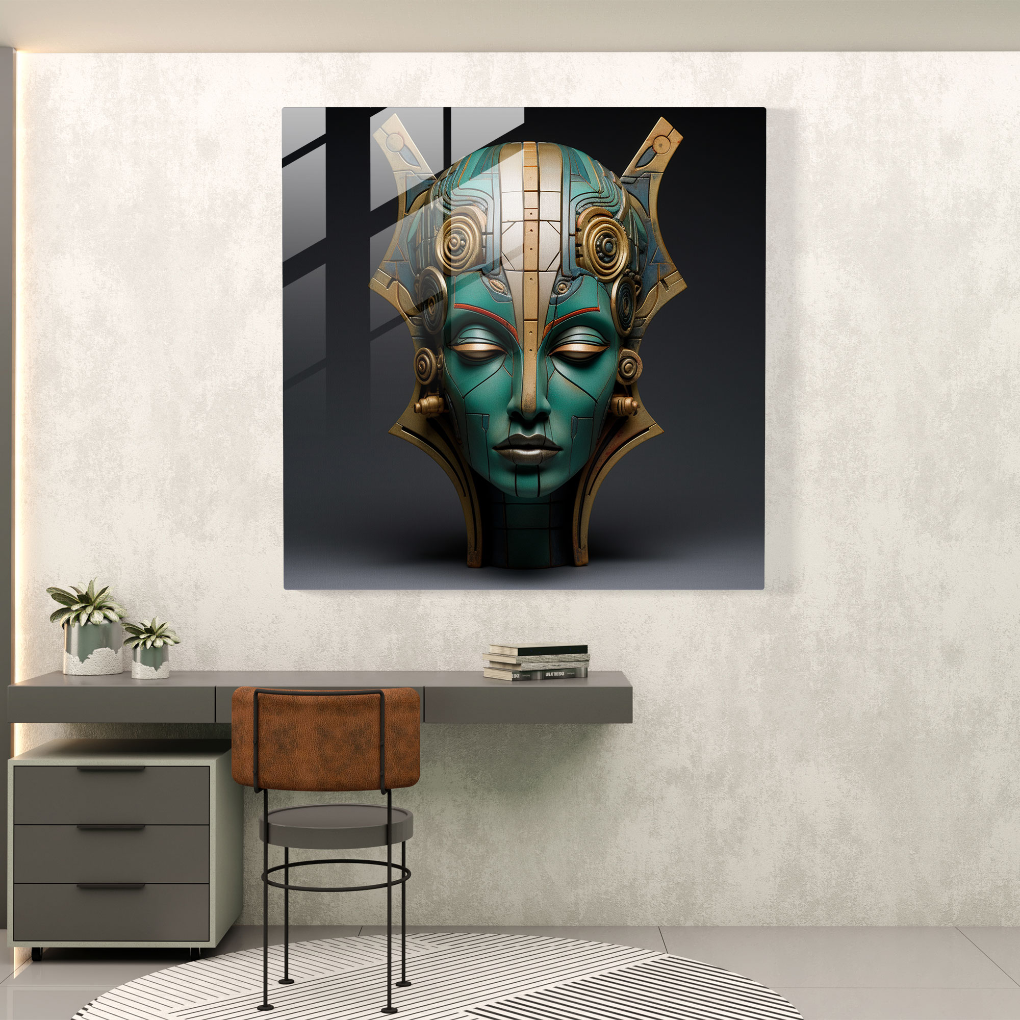 Anatolia Sculpture Glass Print - Anatolia, Glass Print, Glass Wall Art, Glass Art