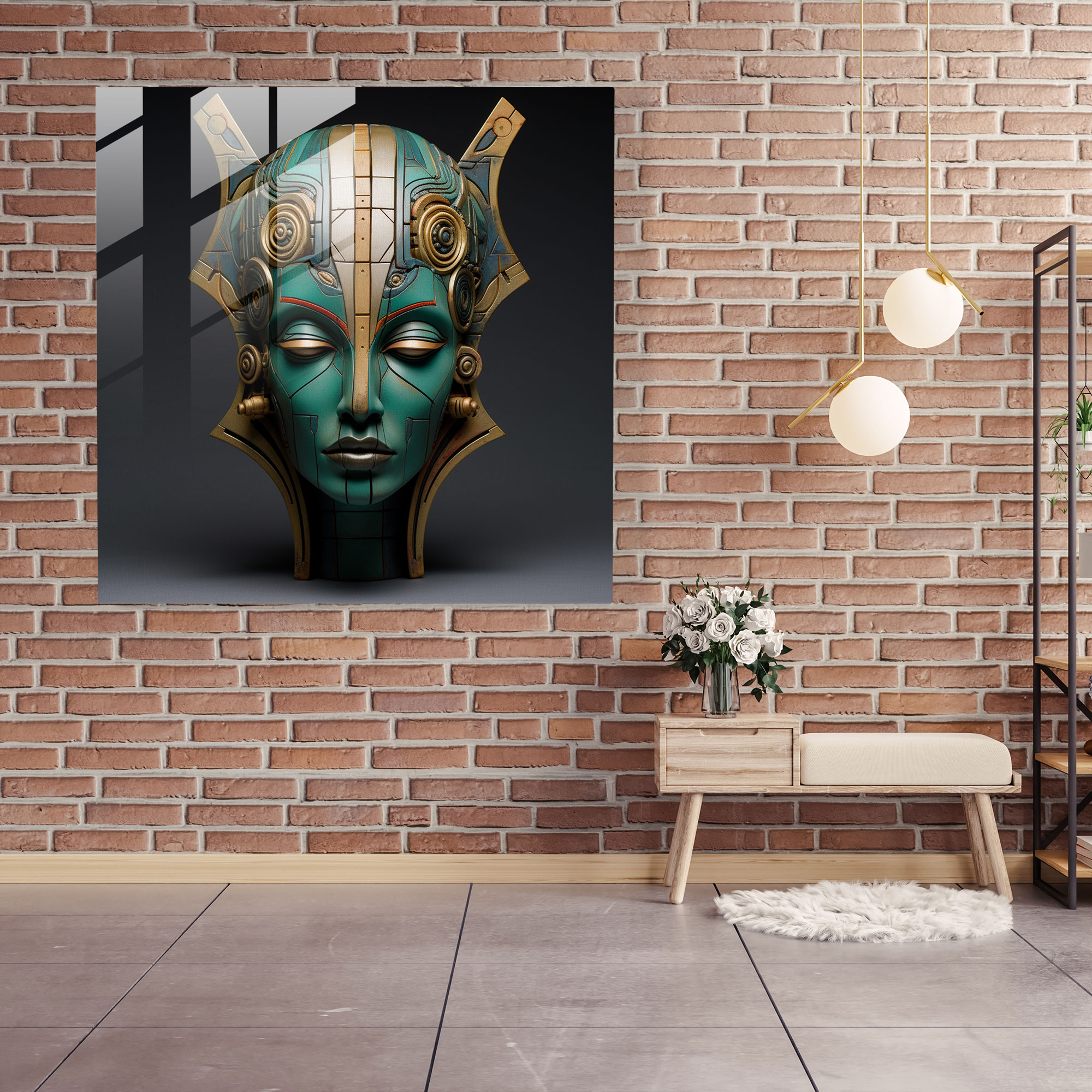 Anatolia Sculpture Glass Print - Anatolia, Glass Print, Glass Wall Art, Glass Art