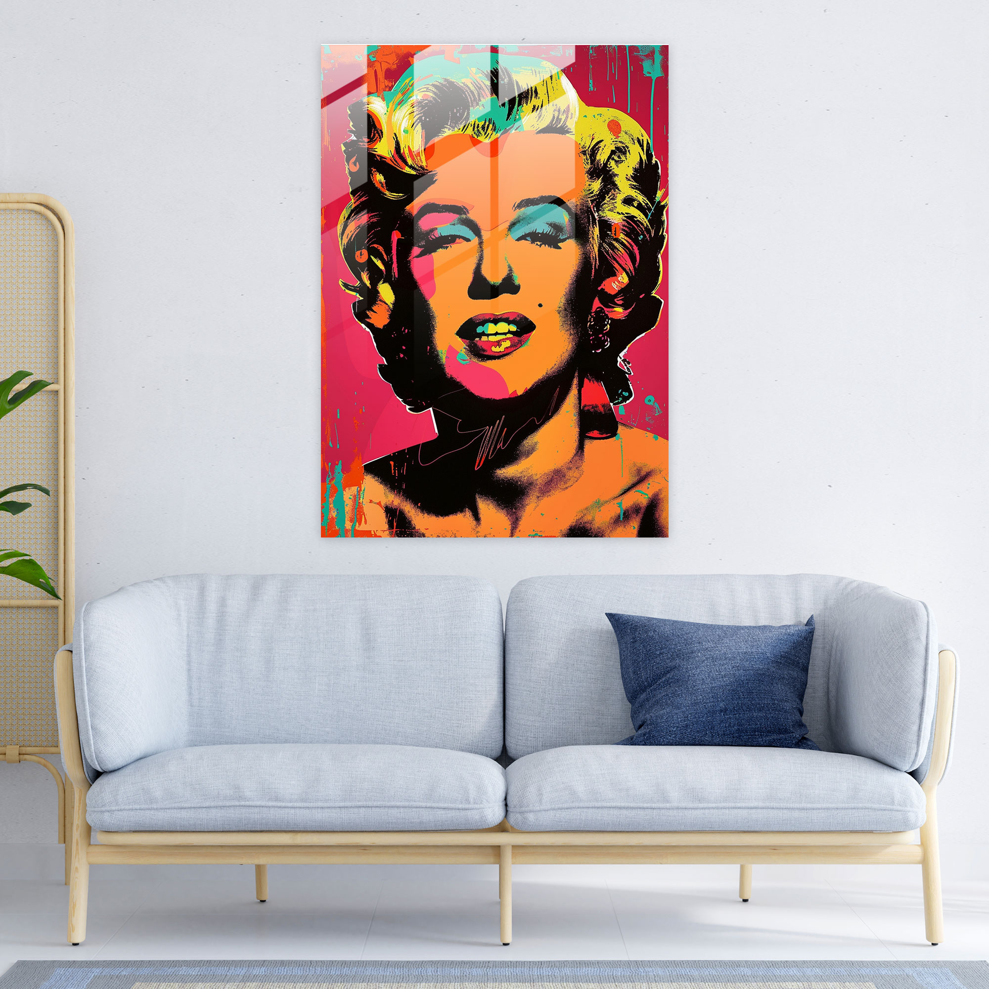 Andy Warhol Ev Dekorasyonu: Ünlü Portreler - Modern Sanat Pop Sanat Ev Dekorasyonu