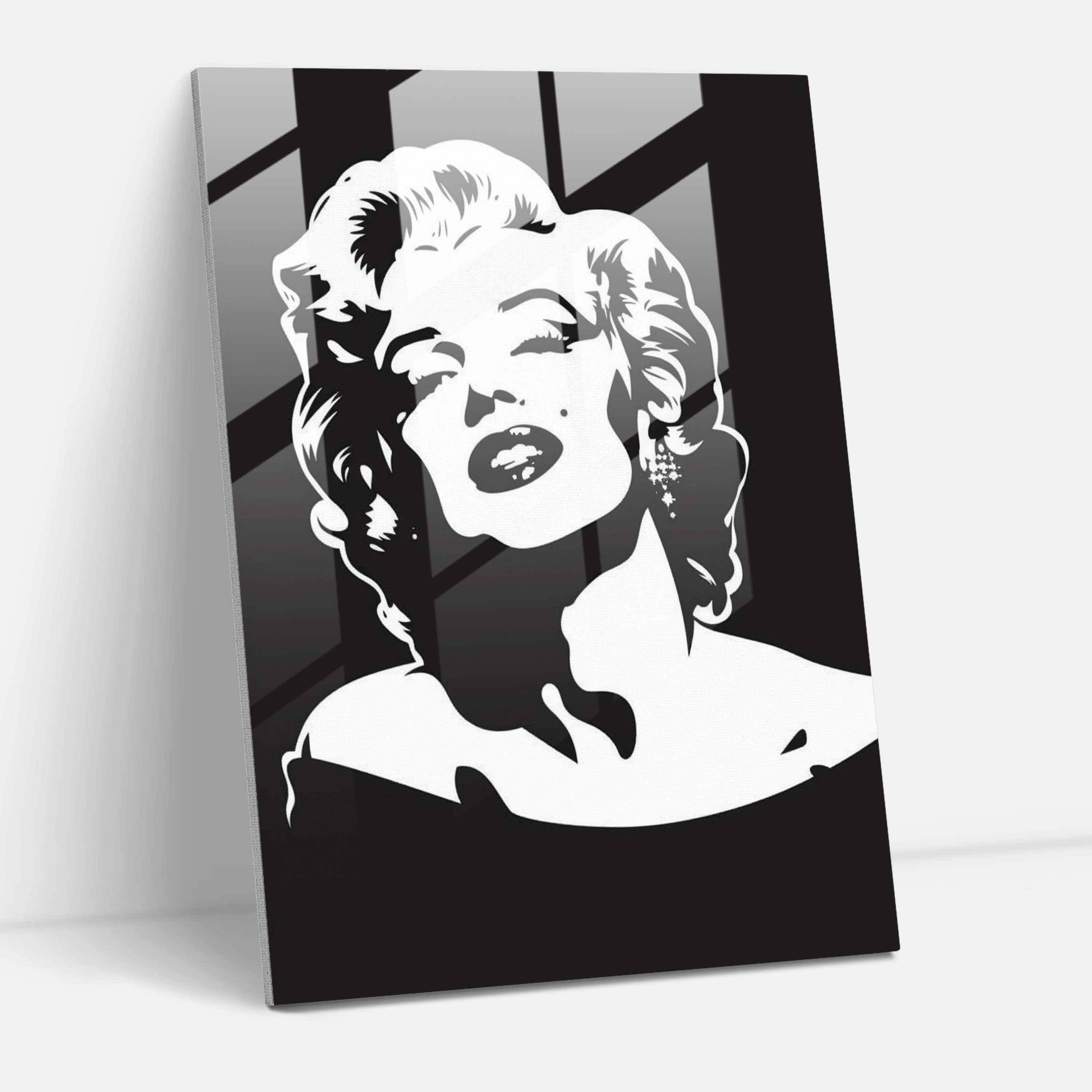 Andy Warhol Glass Print: Marilyn Monroe Silkscreens - Andy Warhol, Andy Warhol, Pop Art, Silkscreen Prints