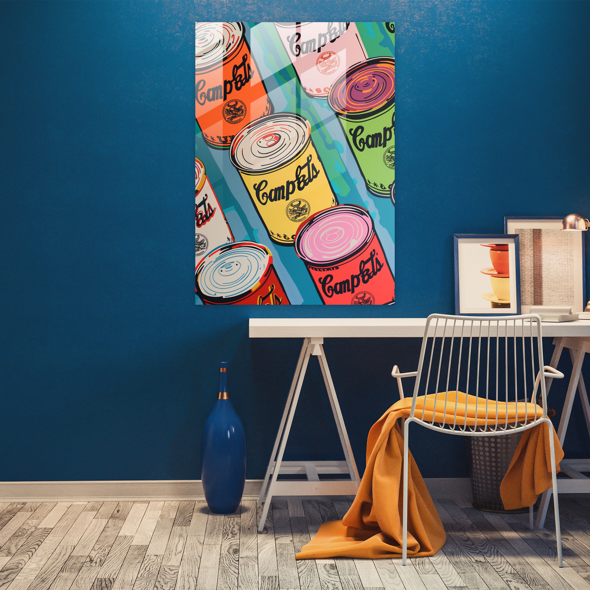 Andy Warhol Cam Tablo - Ev Dekorasyonu ve Modern Sanat