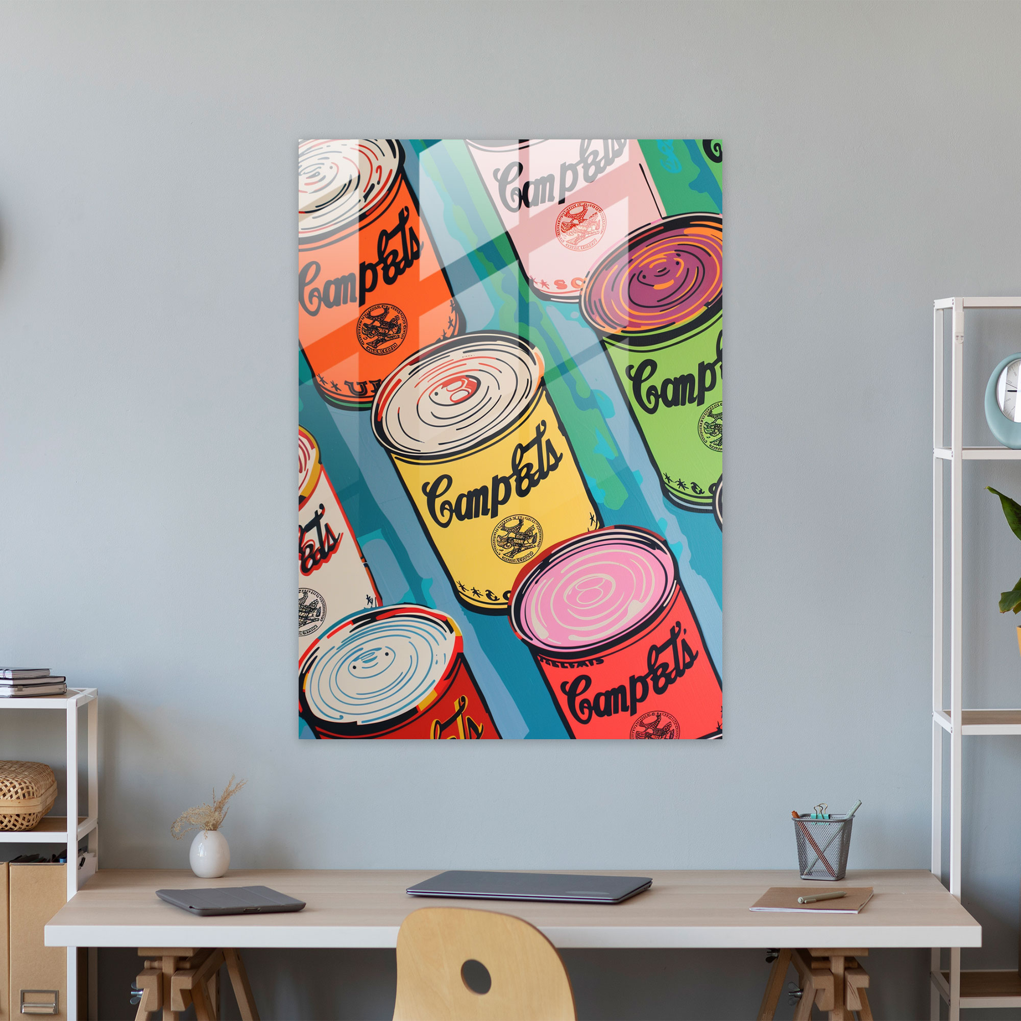 Andy Warhol Cam Tablo - Ev Dekorasyonu ve Modern Sanat
