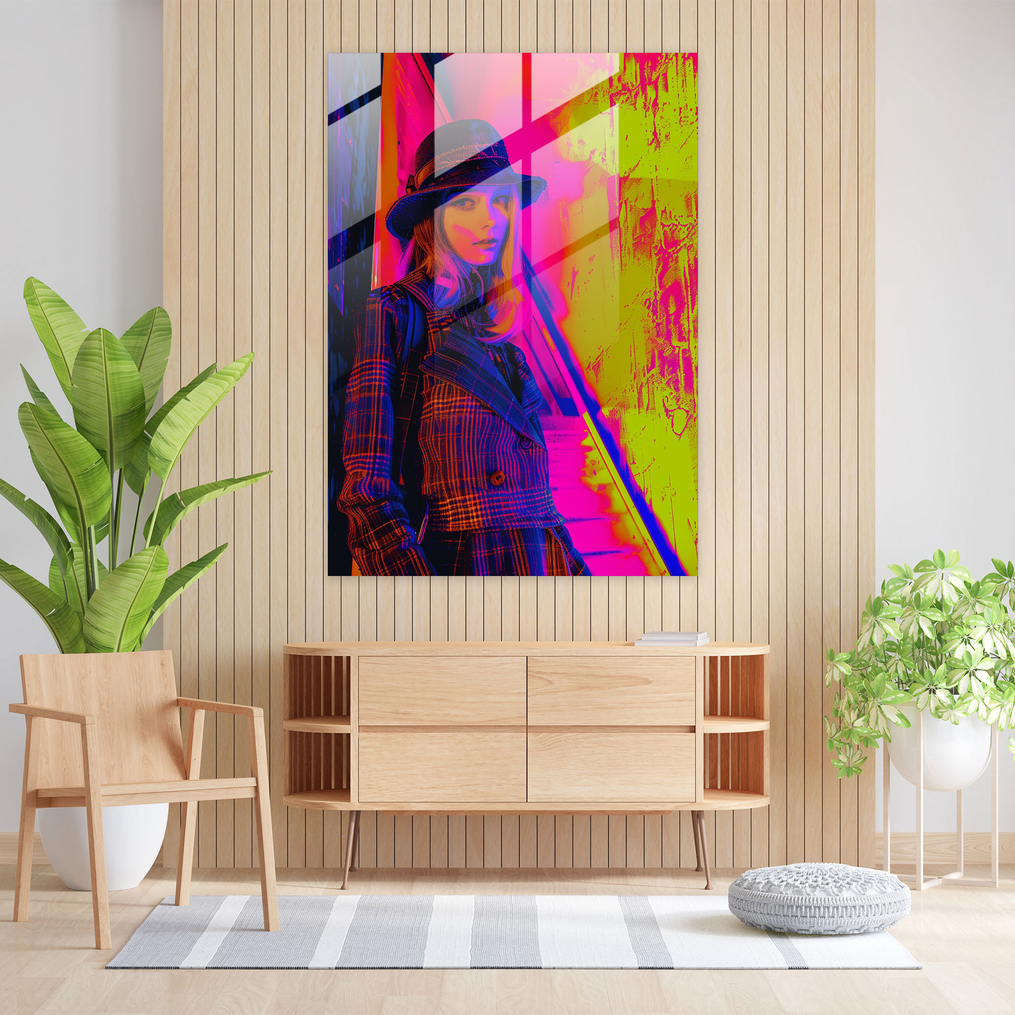 Andy Warhol Modern Sanat Cam Tablo - Andy Warhol Cam Tablo Modern Sanat