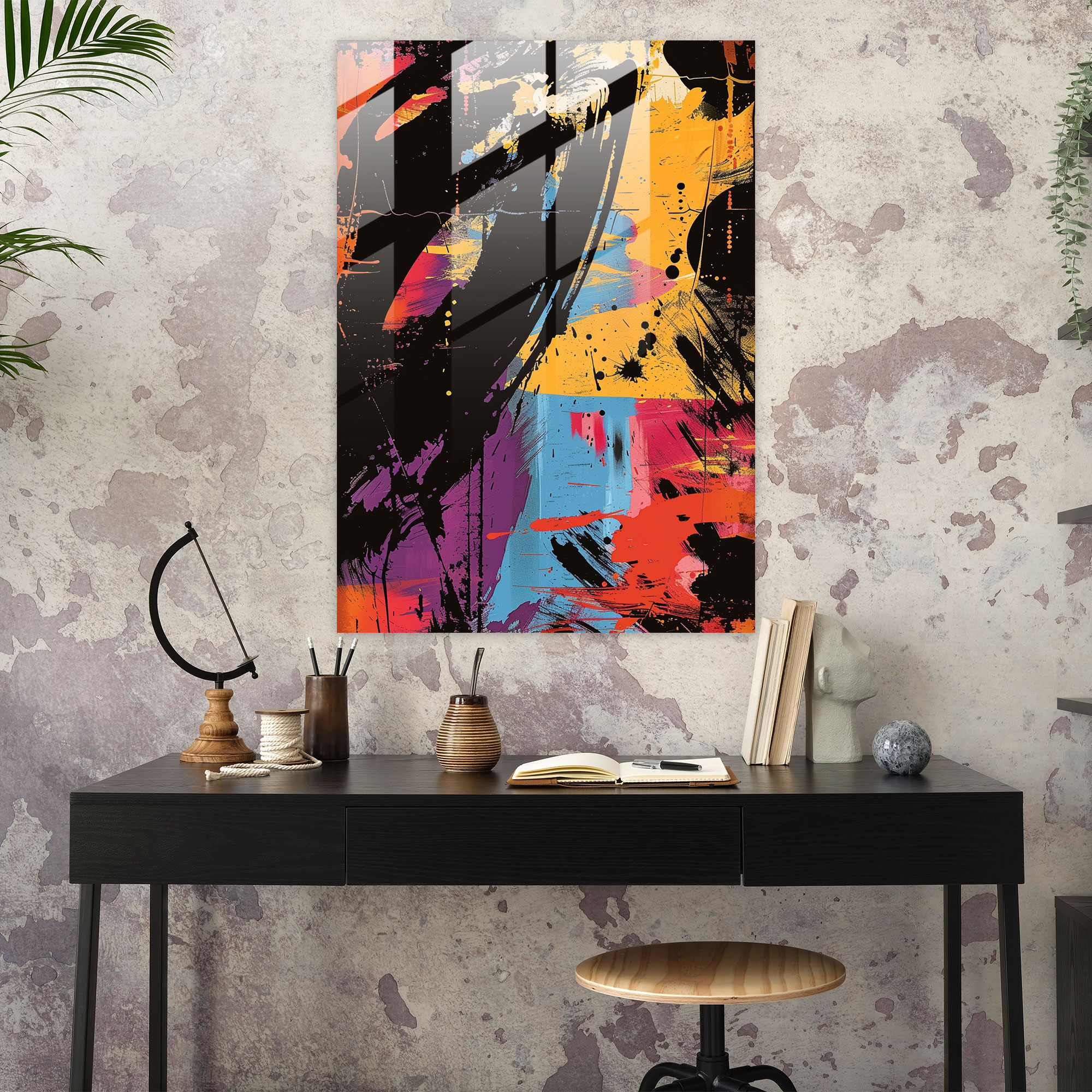 Andy Warhol Modern Sanat Soyut Tasarımı - Kanvas Tablo Duvar Dekorasyonu için Andy Warhol Modern Sanat eseri