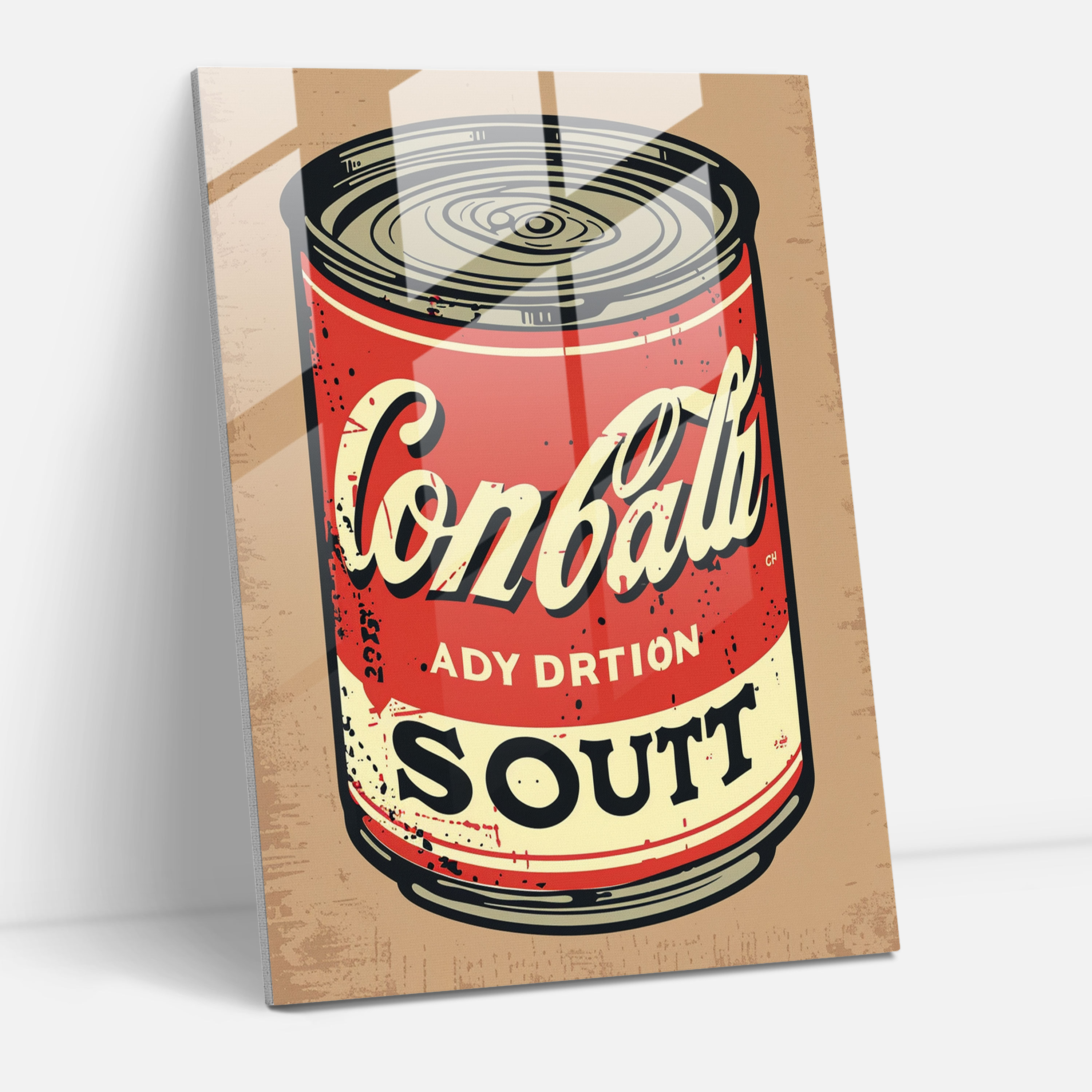 Andy Warhol Cam Tablo Duvar Dekoru - Modern Sanat