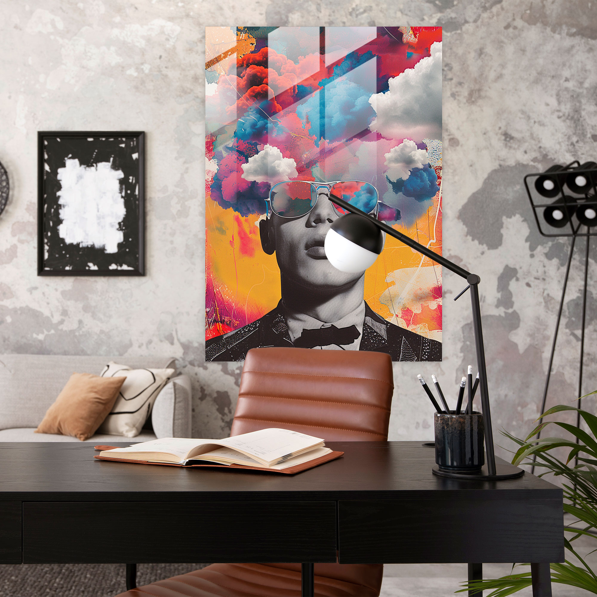 Andy Warhol Cam Tablo Modern Sanat - Cam Tablo Duvar Dekorasyonu
