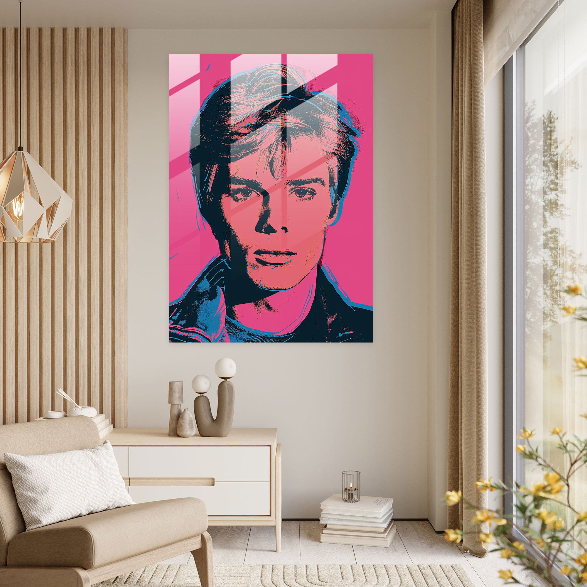 Andy Warhol Ev Dekorasyonu - Ünlü Portre Kanvas Tablo