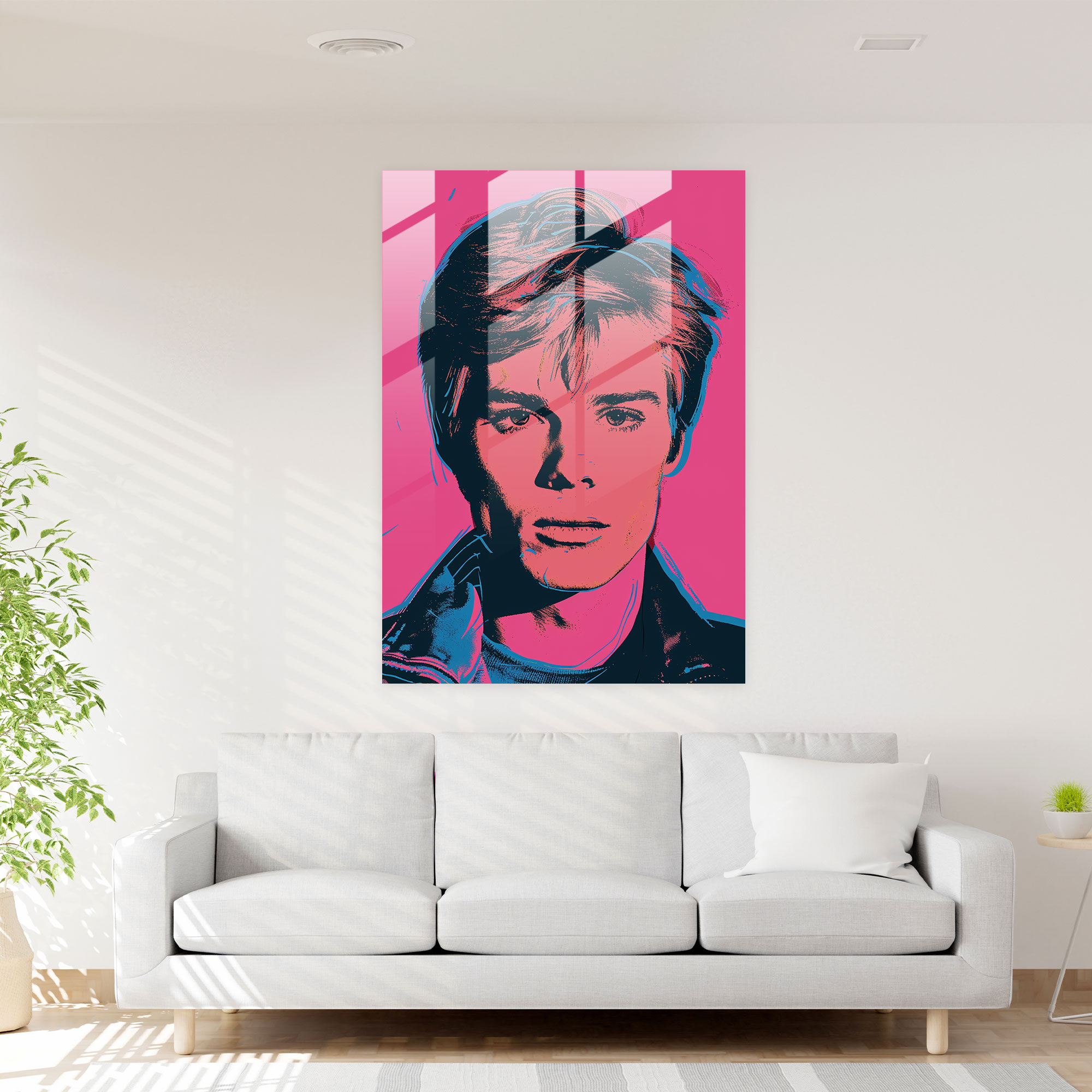 Andy Warhol Ev Dekorasyonu - Ünlü Portre Kanvas Tablo