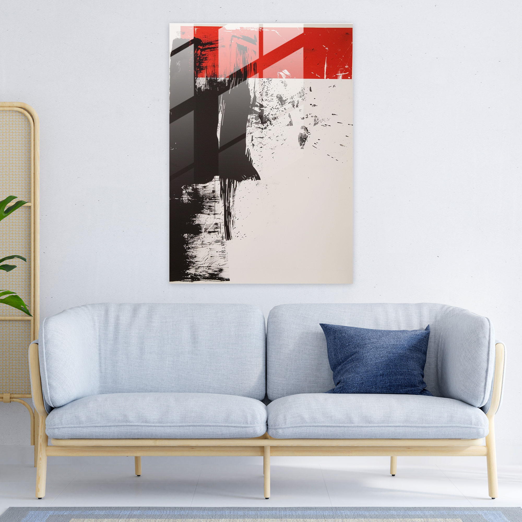 Andy Warhol Home Decoration - Andy Warhol, Modern Art, Glass Print, Abstract Design