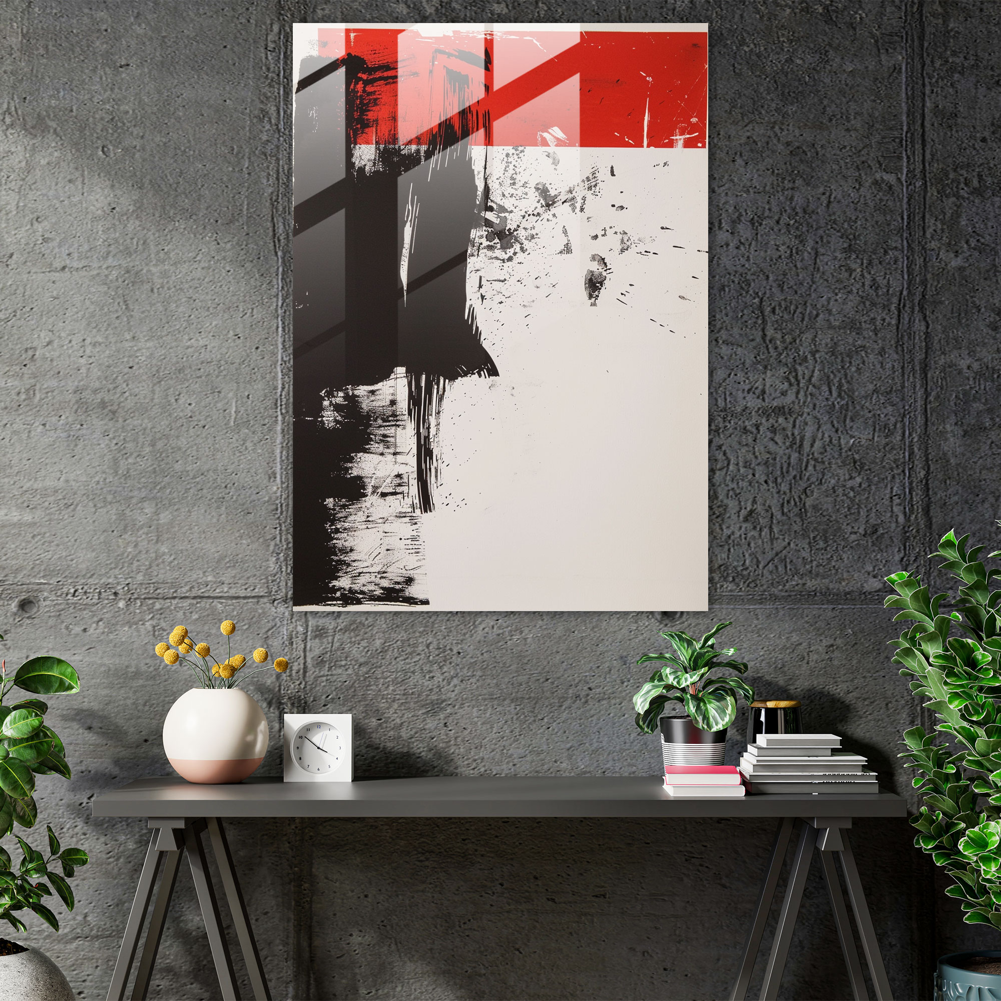 Andy Warhol Home Decoration - Andy Warhol, Modern Art, Glass Print, Abstract Design