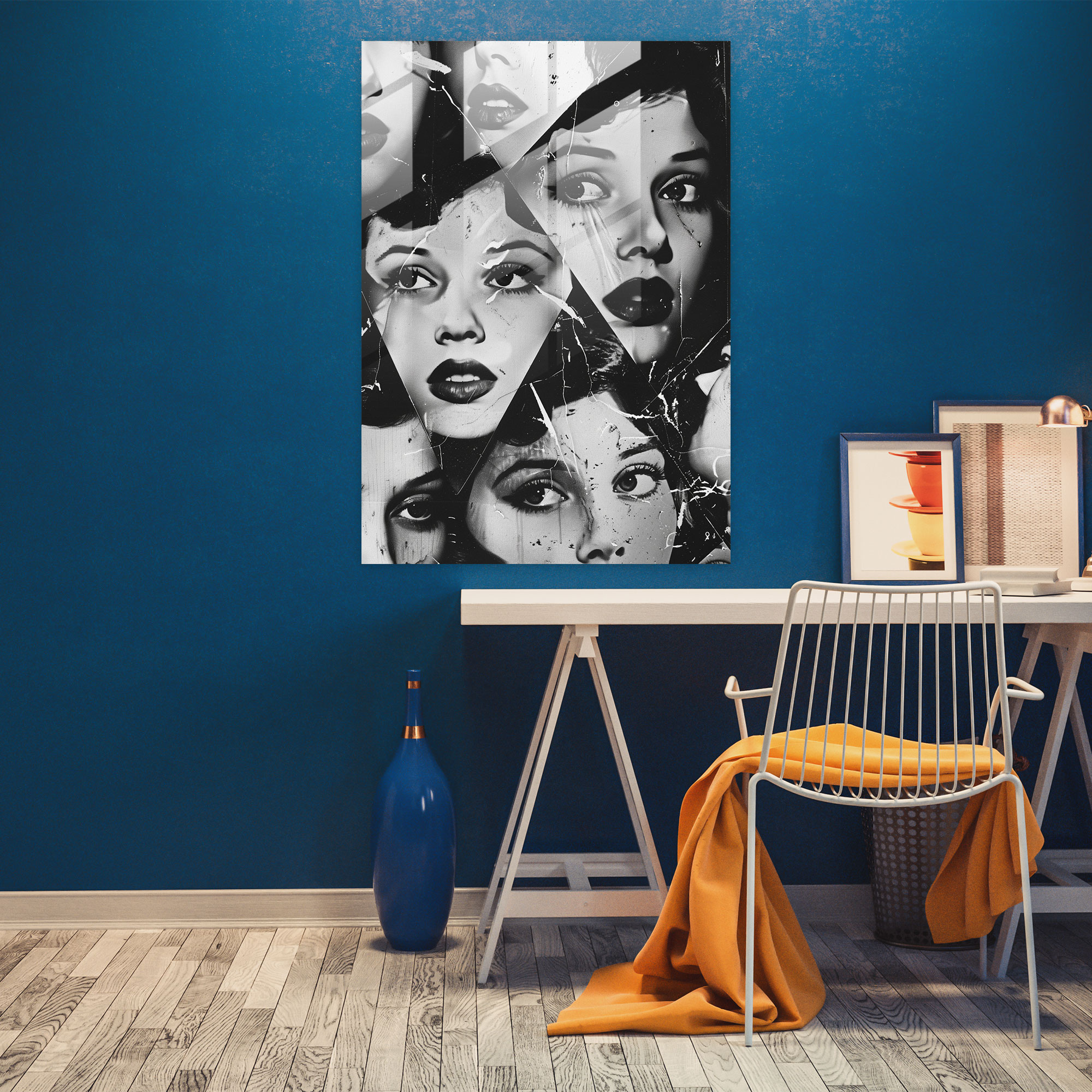 Andy Warhol Ev Dekorasyonu - Retro Tasarım Kanvas Tablo