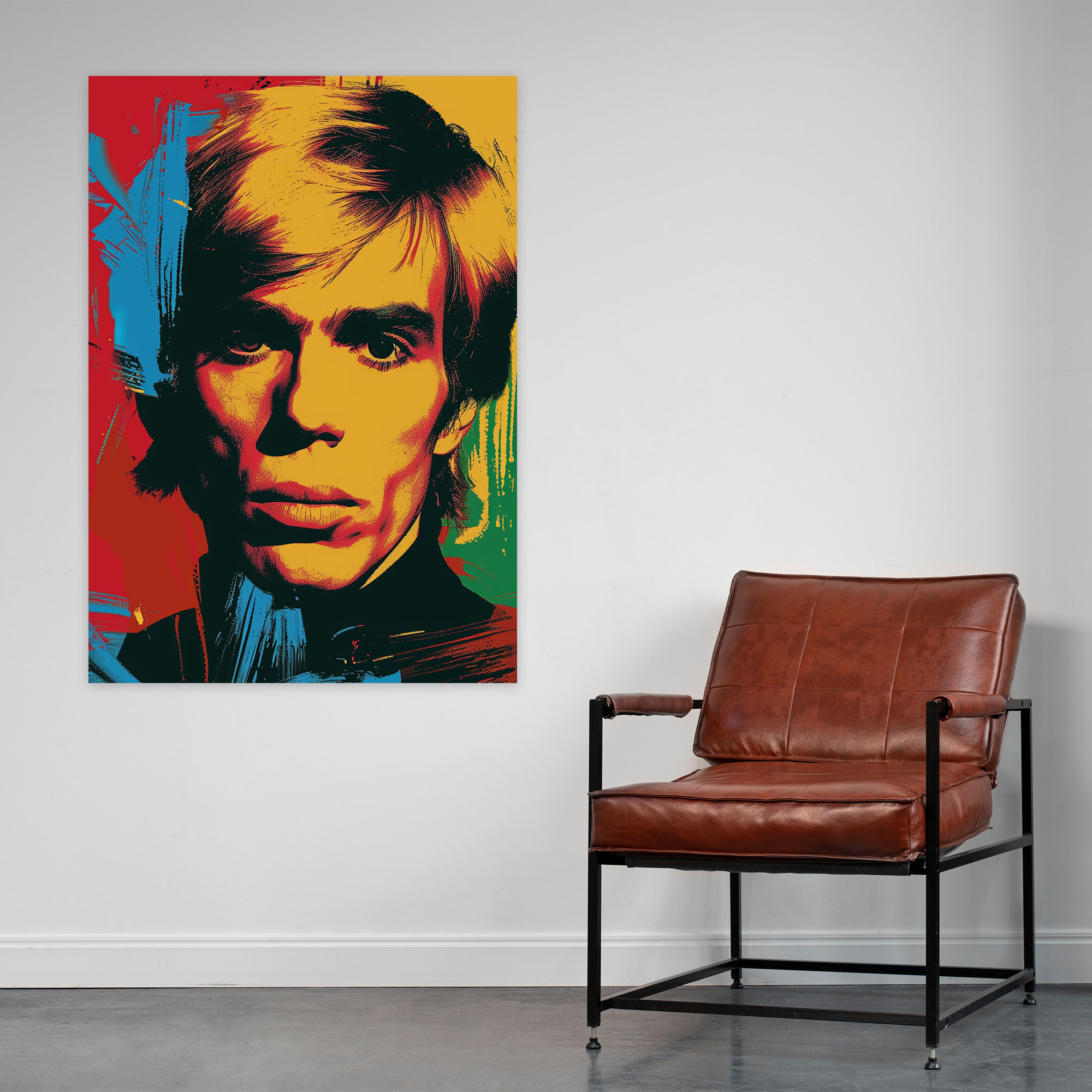 Andy Warhol Style Canvas Print - Andy Warhol, Wall Decoration, Canvas, Andy Warhol Style