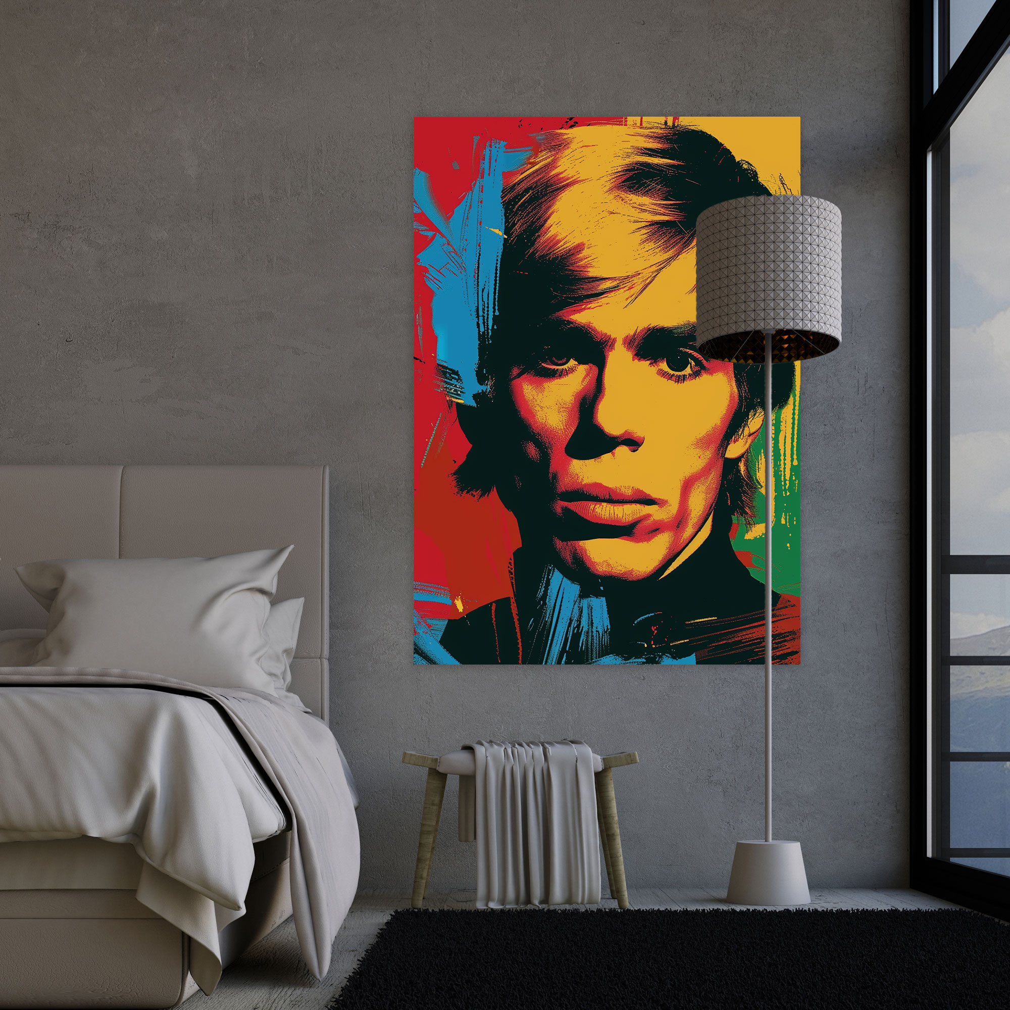 Andy Warhol Style Canvas Print - Andy Warhol, Wall Decoration, Canvas, Andy Warhol Style