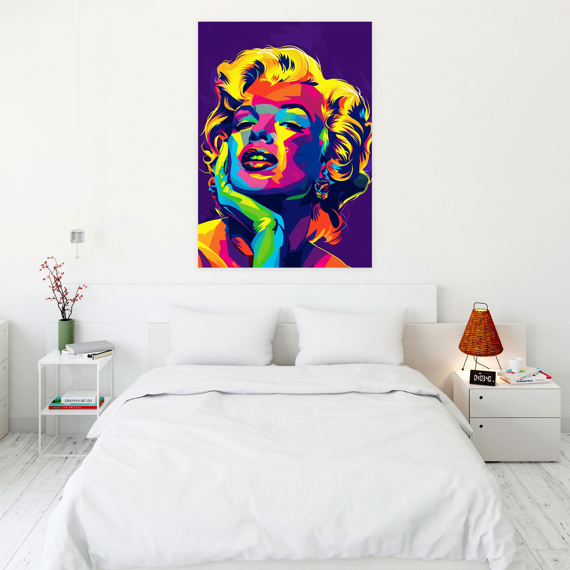 Andy Warhol Style Wall Art - Marilyn Monroe Portrait - Andy Warhol, Home Decoration, Wall Decoration, Canvas Print