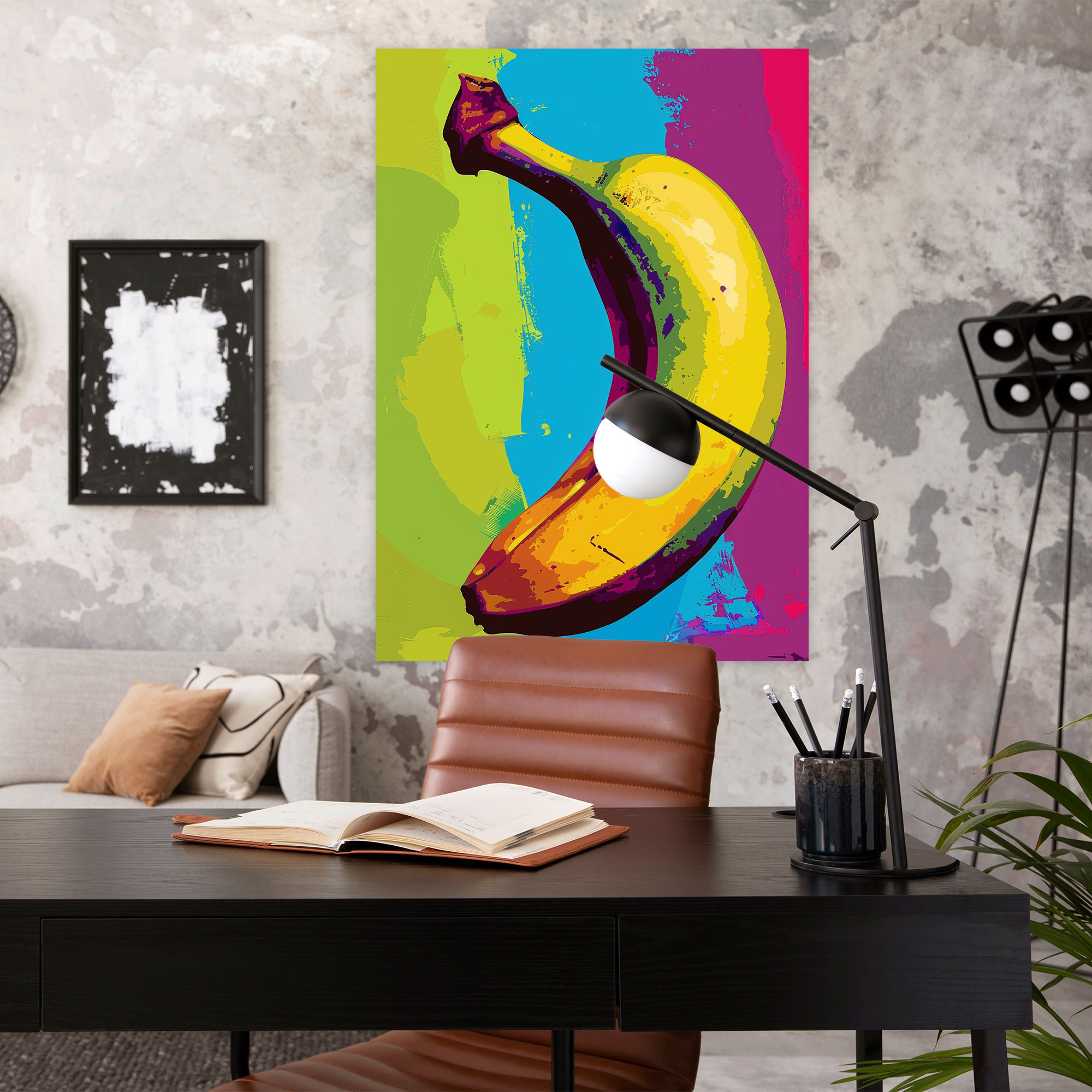 Andy Warhol Pop Art Banana Wall Art - Andy Warhol, Wall Decoration, Home Decoration, Canvas
